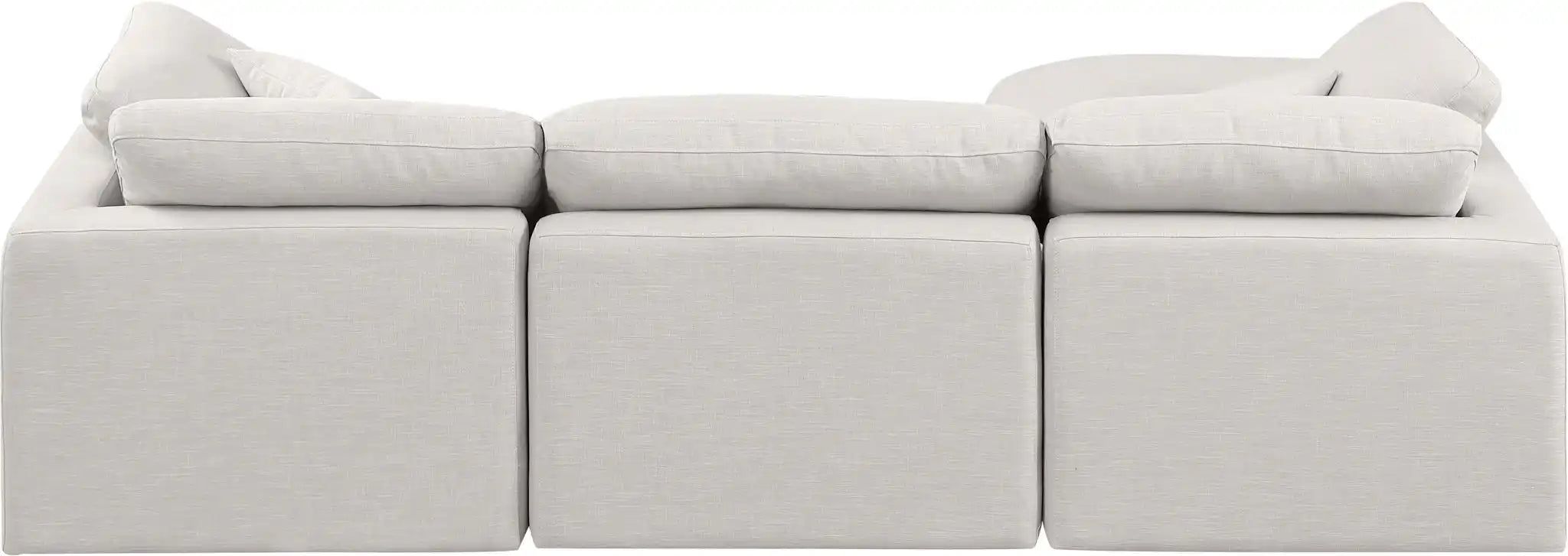 Indulge - Linen 4 Piece Modular Sectional With Chaise