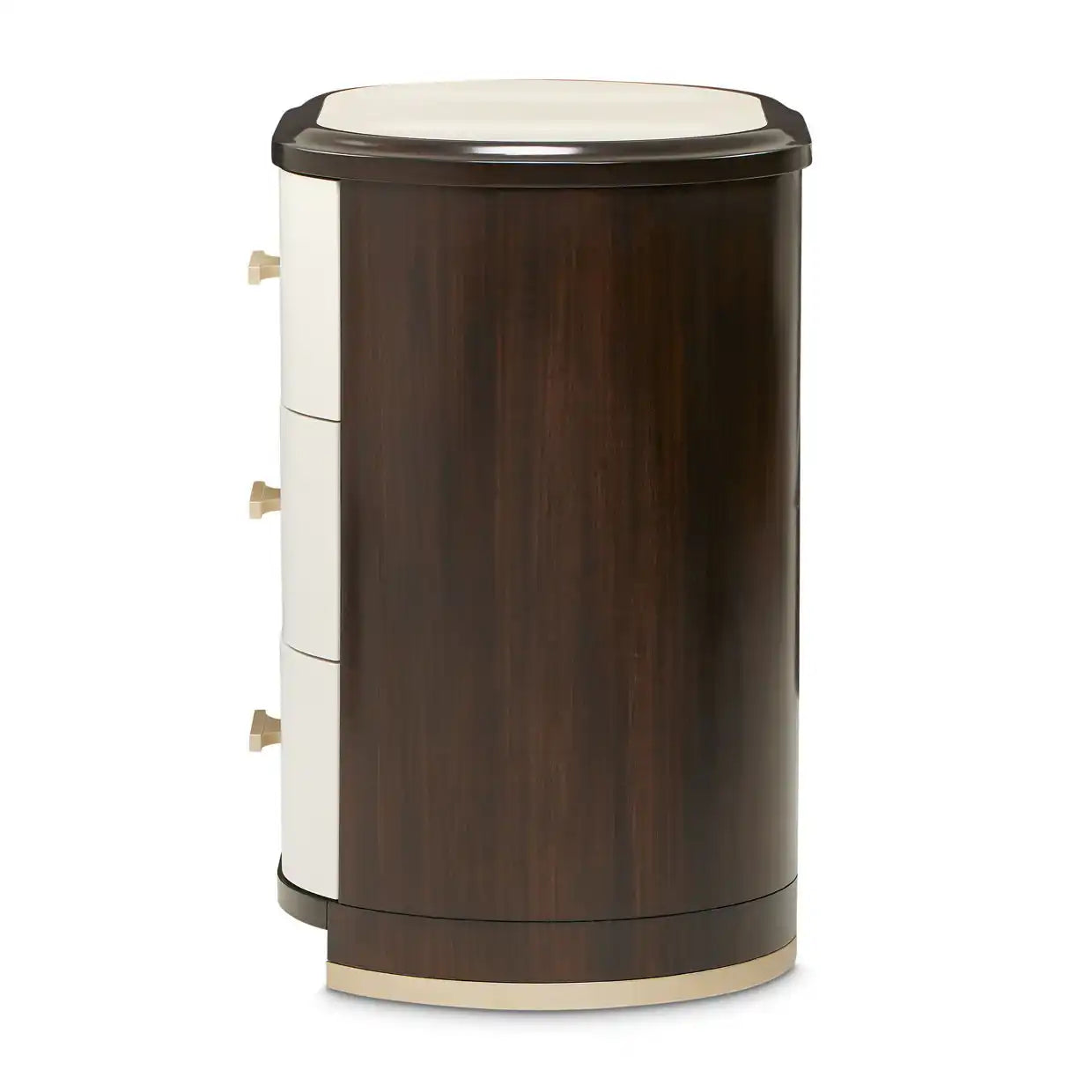 Paris Chic - Nightstand - Espresso Brown - Best Buy Furniture