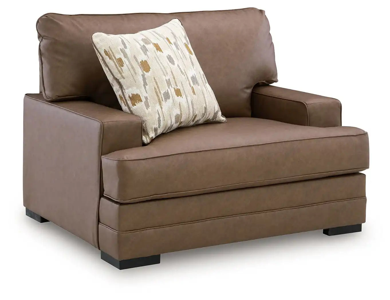 VillaCourt - Chair And A Half - Caramel - Best Buy Furniture