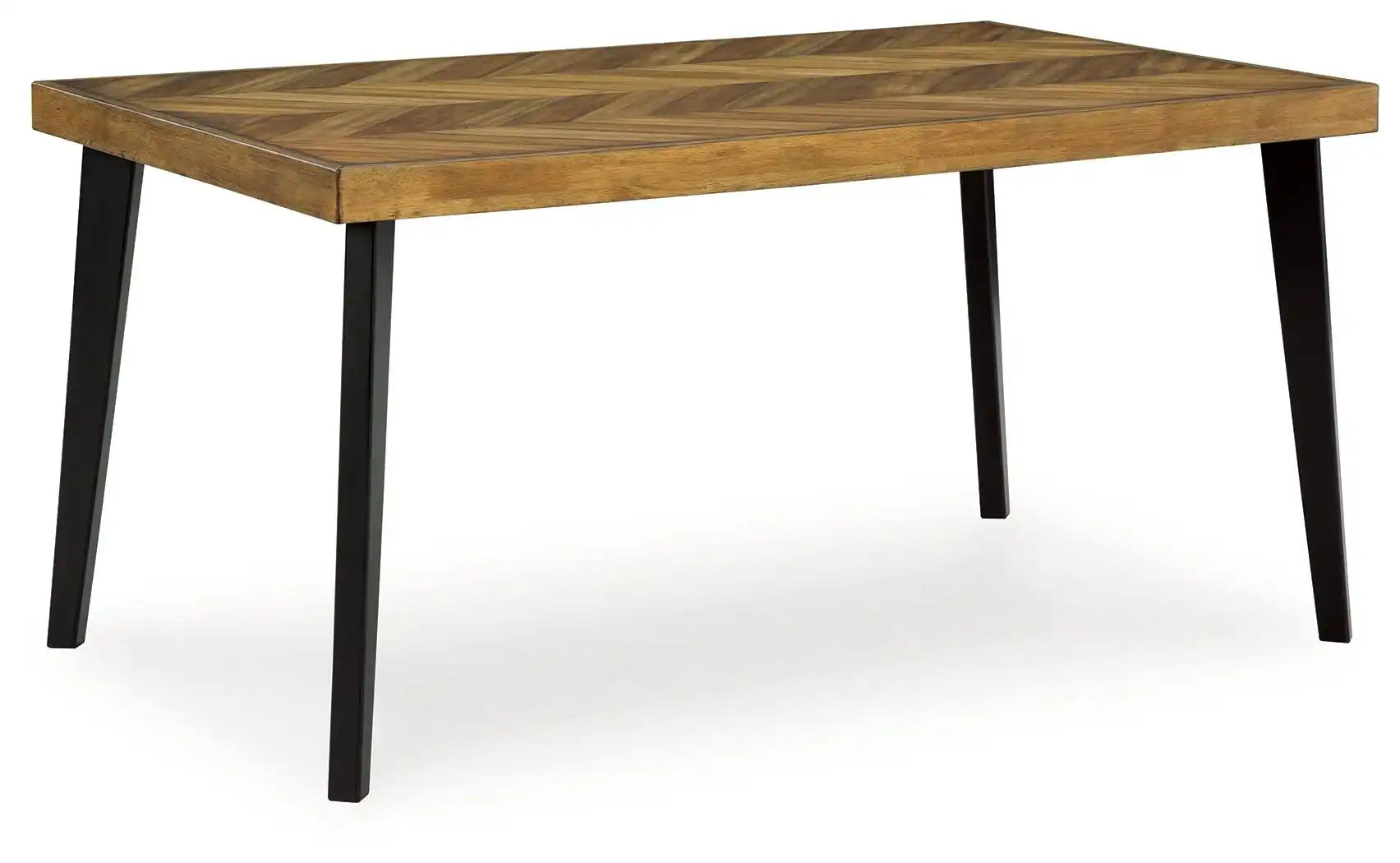 Blondon - Rectangular Drm Table Set (Set of 7) - Brown / Black - Best Buy Furniture