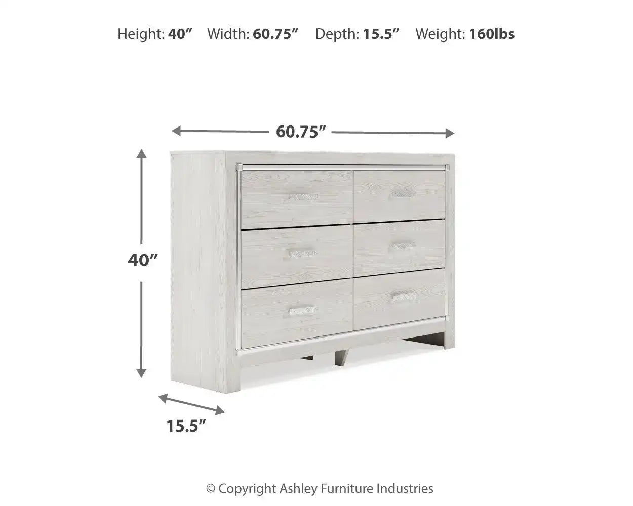 Altyra - Dresser, Mirror - Best Buy Furniture