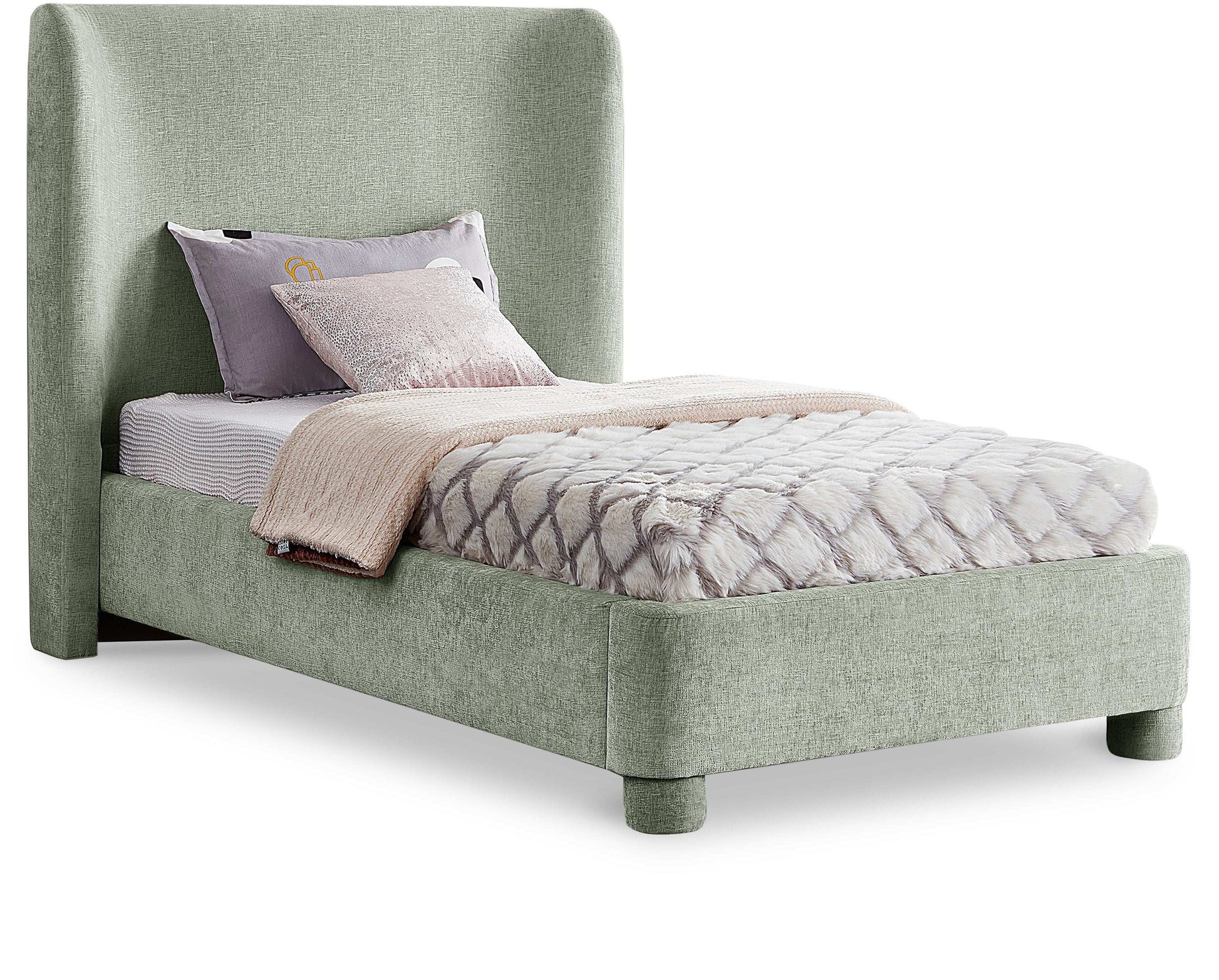 Penny - Chenille Fabric Bed - Best Buy Furniture