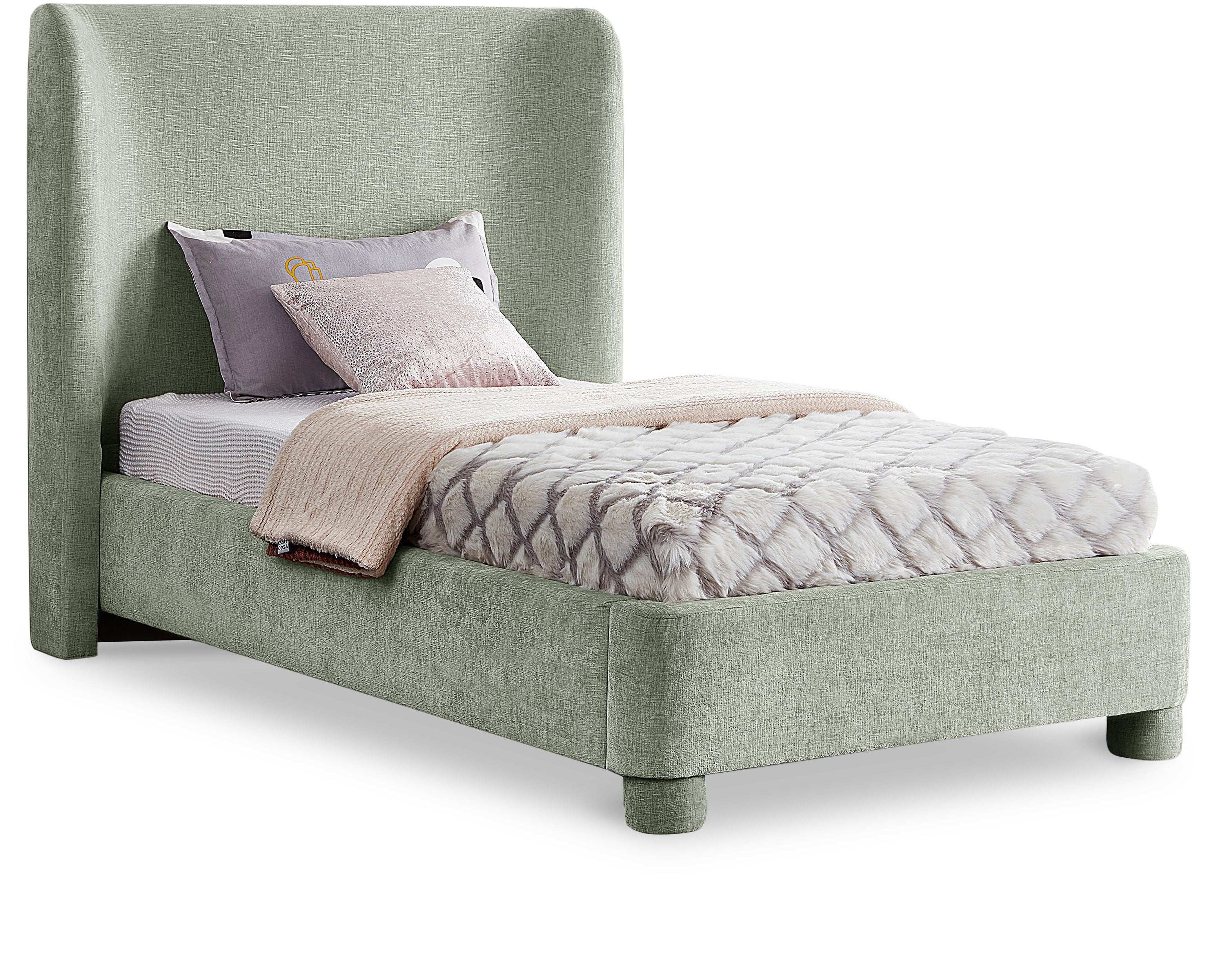 Penny - Chenille Fabric Bed - Best Buy Furniture