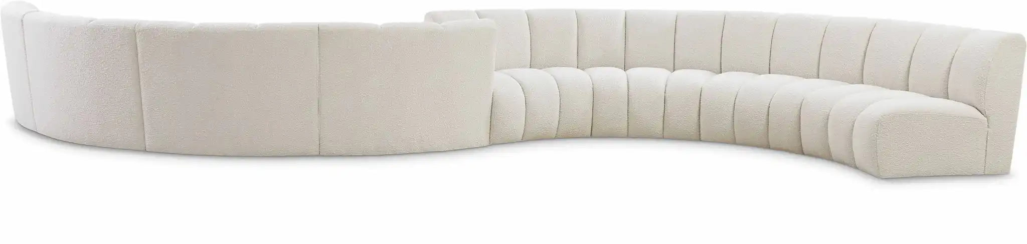 Infinity - 8 Piece Boucle Modular Sectional - Best Buy Furniture