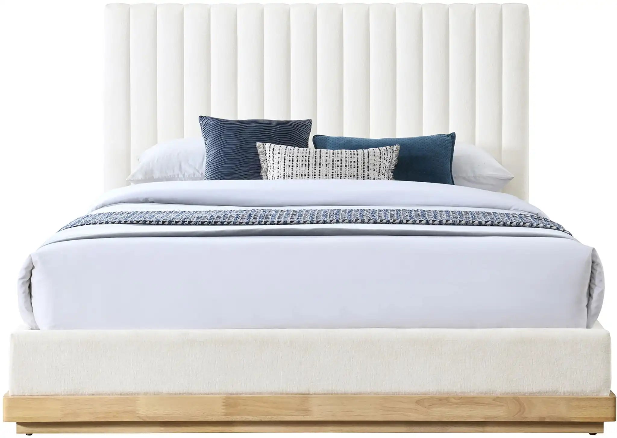 Emmet - Fabric Bed - Light Brown Base