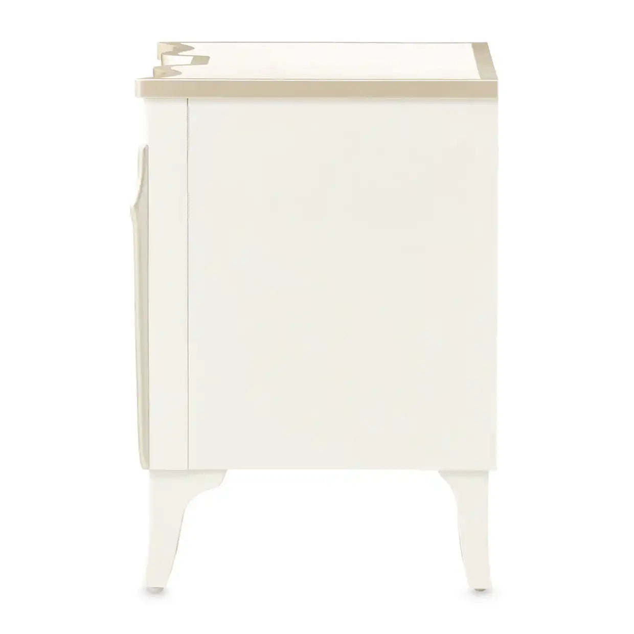 La Marisia - Nightstand - Creamy Pearl - Best Buy Furniture