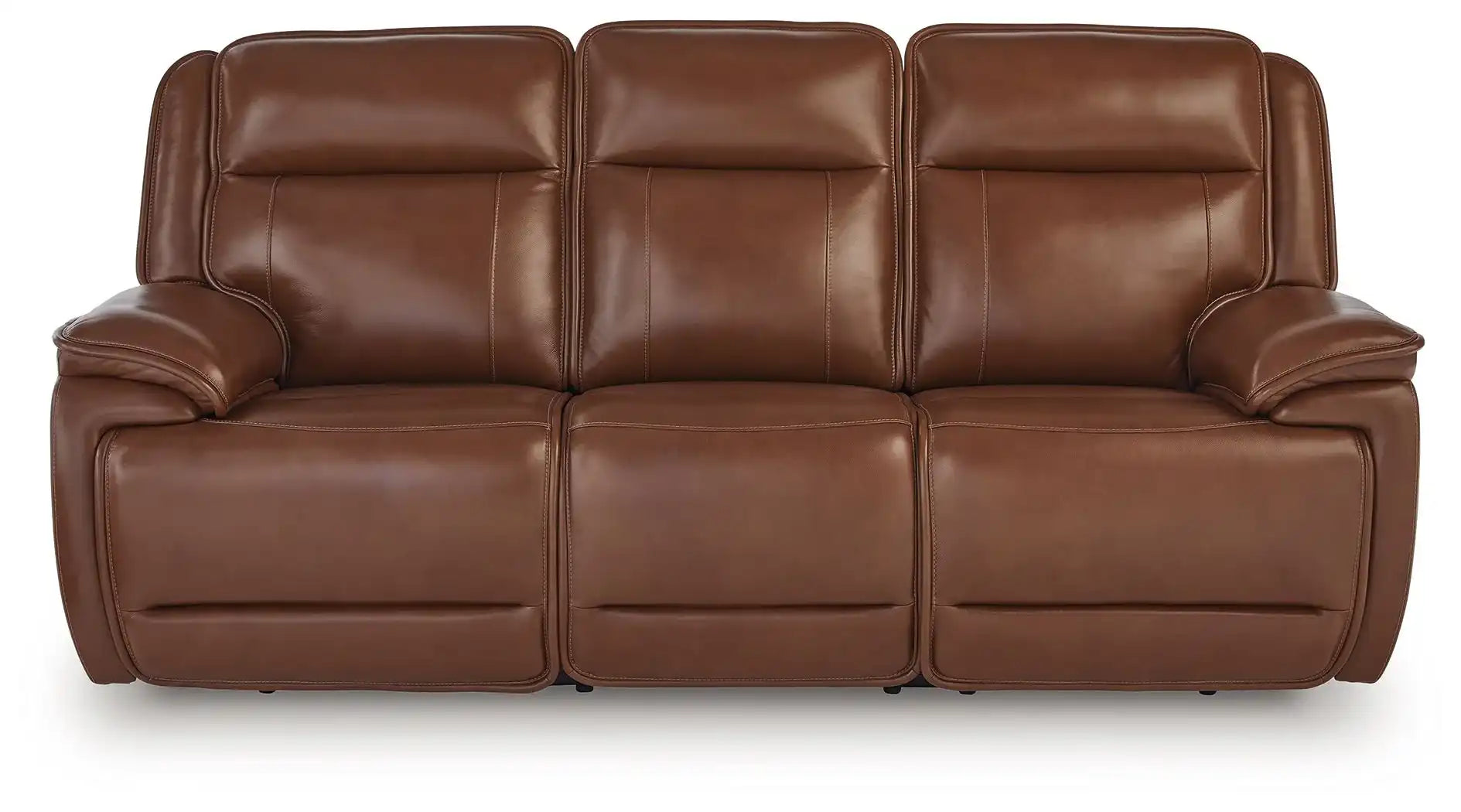 Healy Pier - Power Reclining Sofa / Adj Headrest - Chocolate - Best Buy Furniture