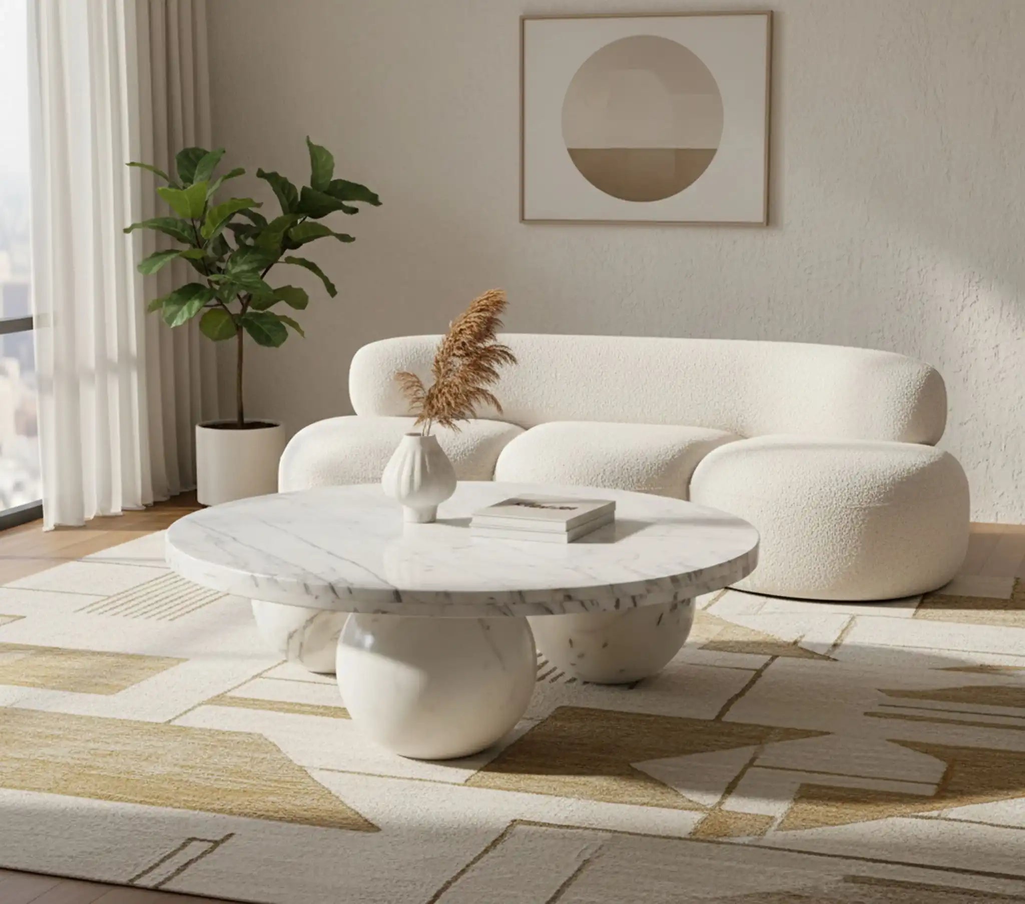 Spherical - Marble/Stone Coffee Table