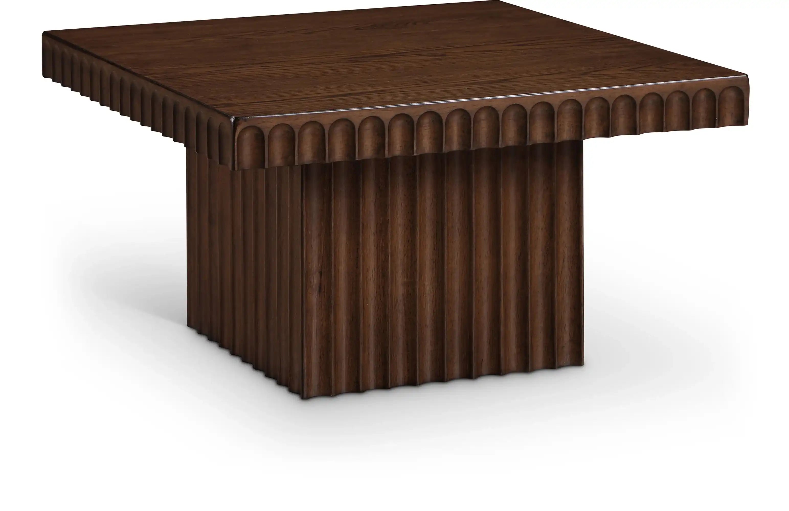Spencer - 12" Oak Veneer Coffee Table - Best Buy Furniture