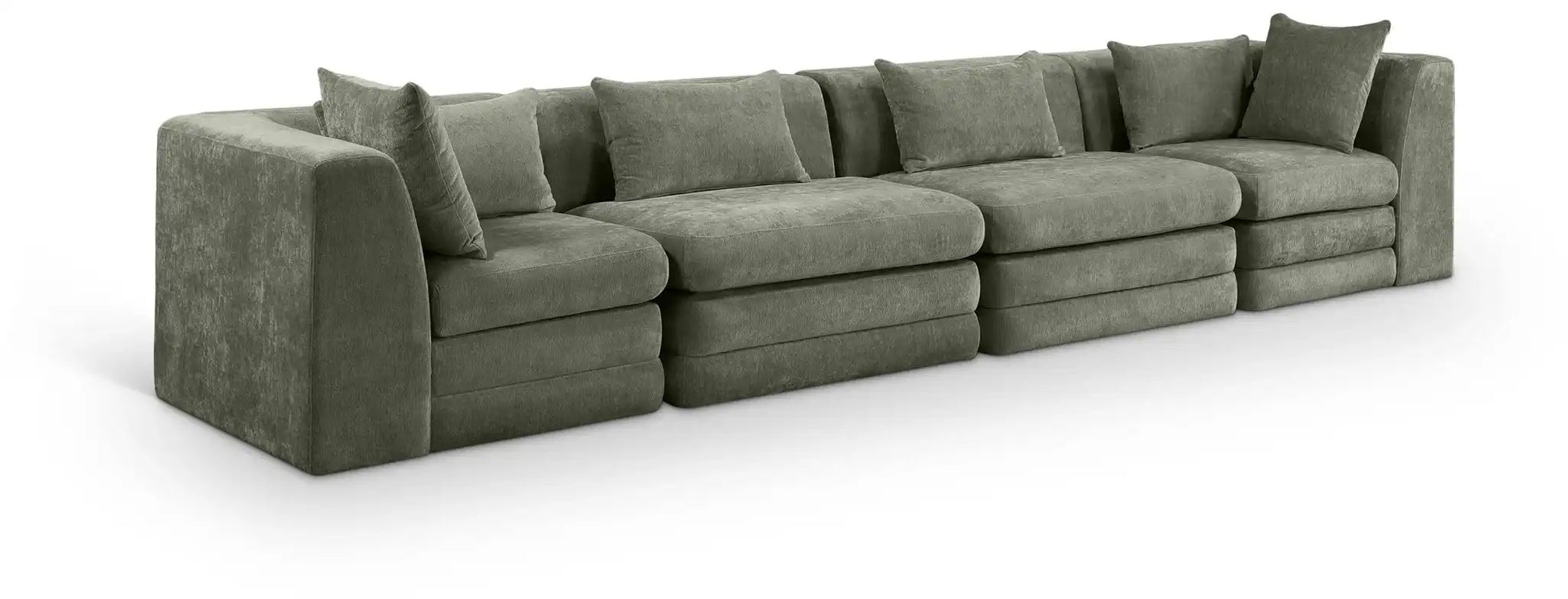 Stellar - 4 Piece Upholstered Modular Sectional - Best Buy Furniture
