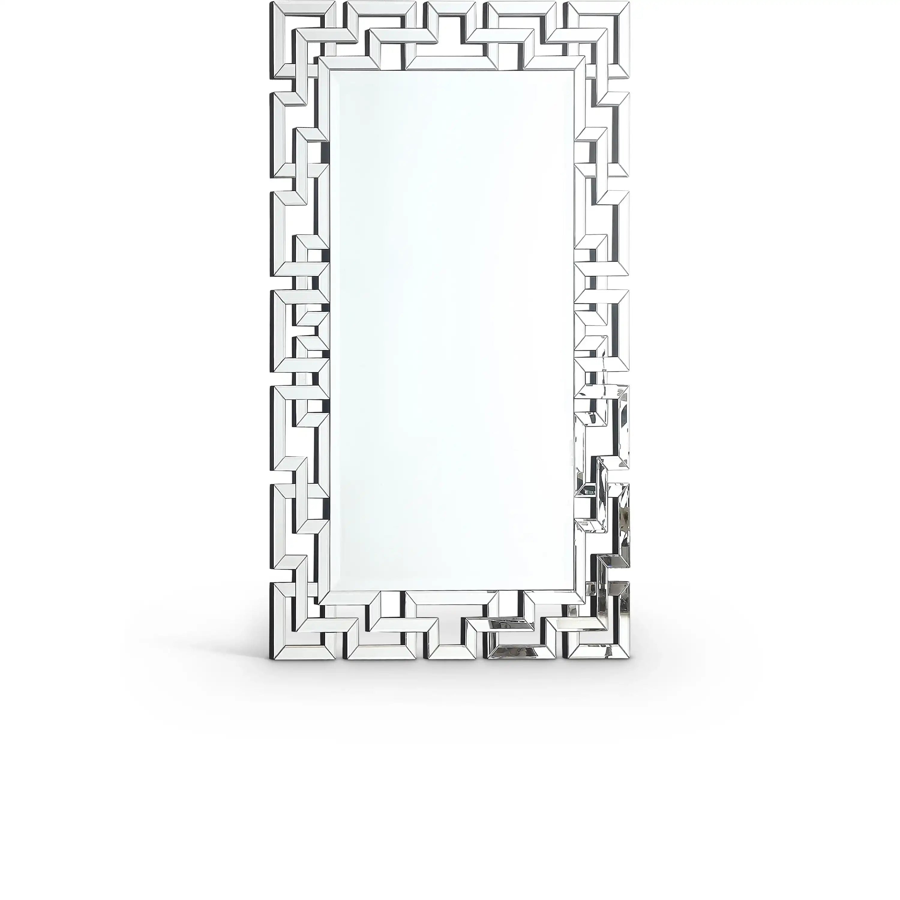 Aria - Mirror - Pearl Silver - Best Buy Furniture