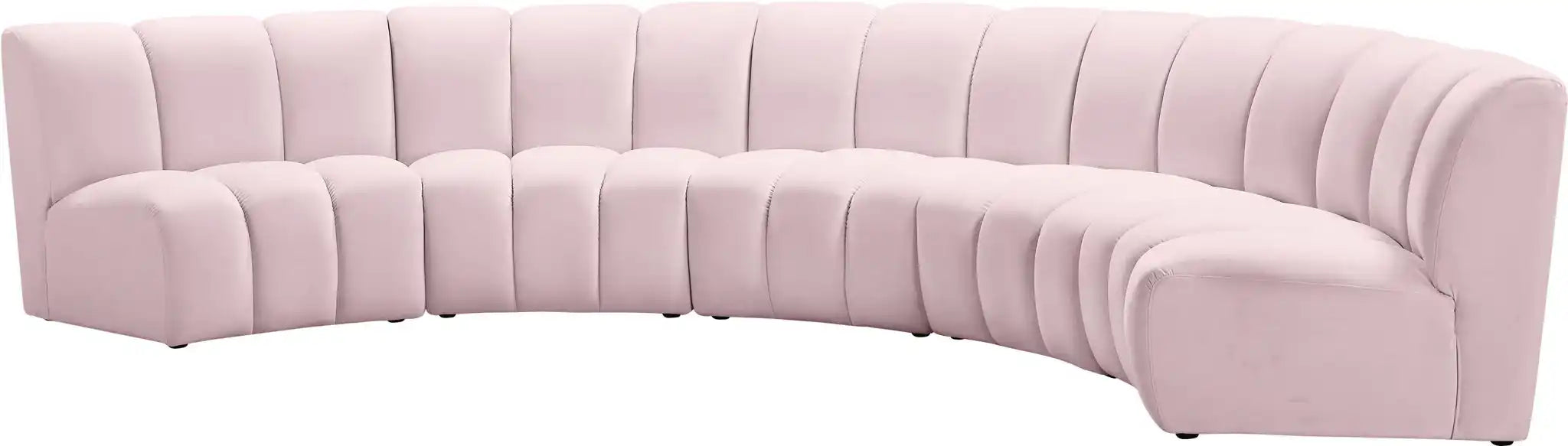 Infinity - 5 Piece Velvet Modular Sectional