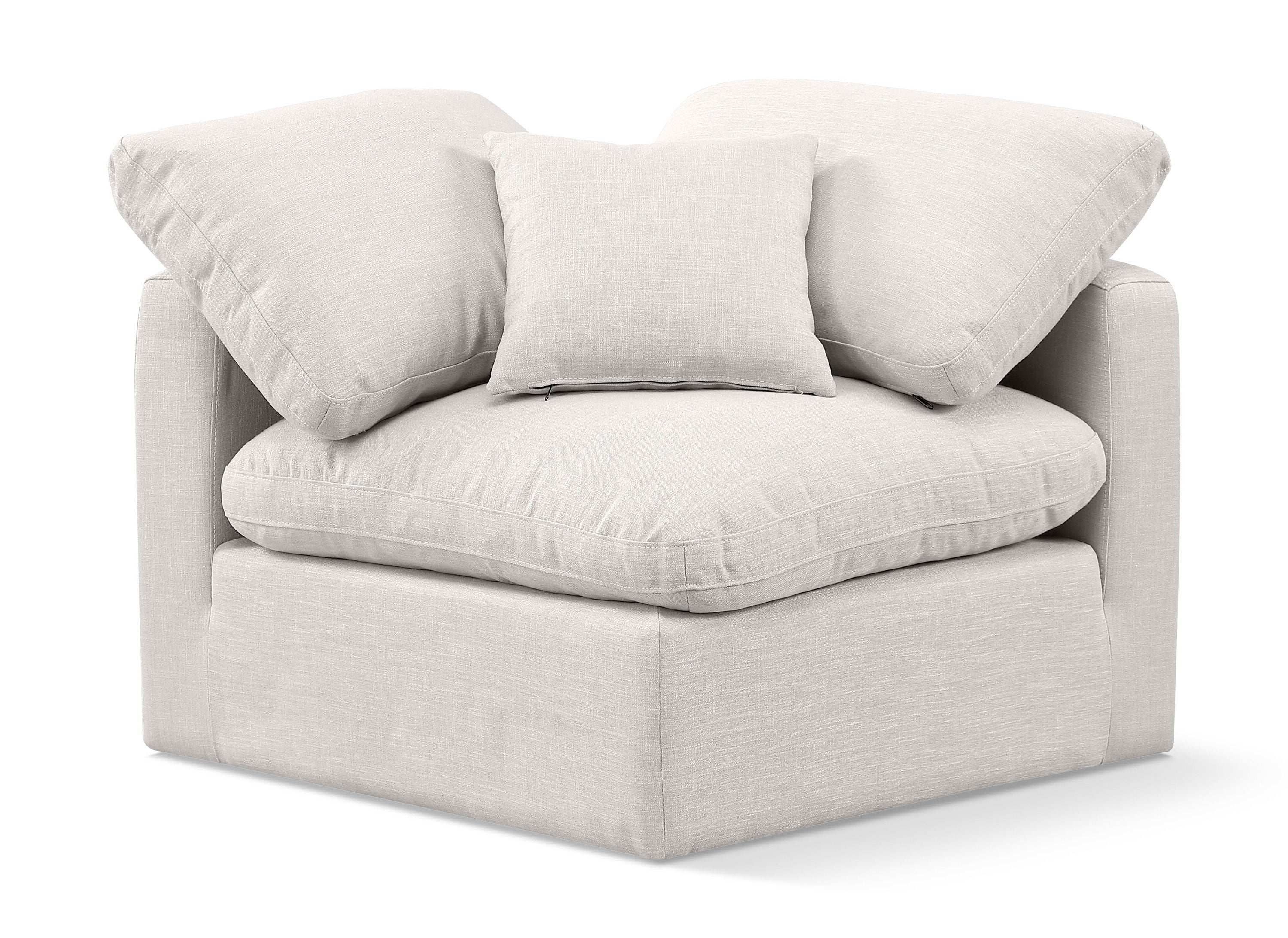 Indulge - Linen Corner Chair - Best Buy Furniture