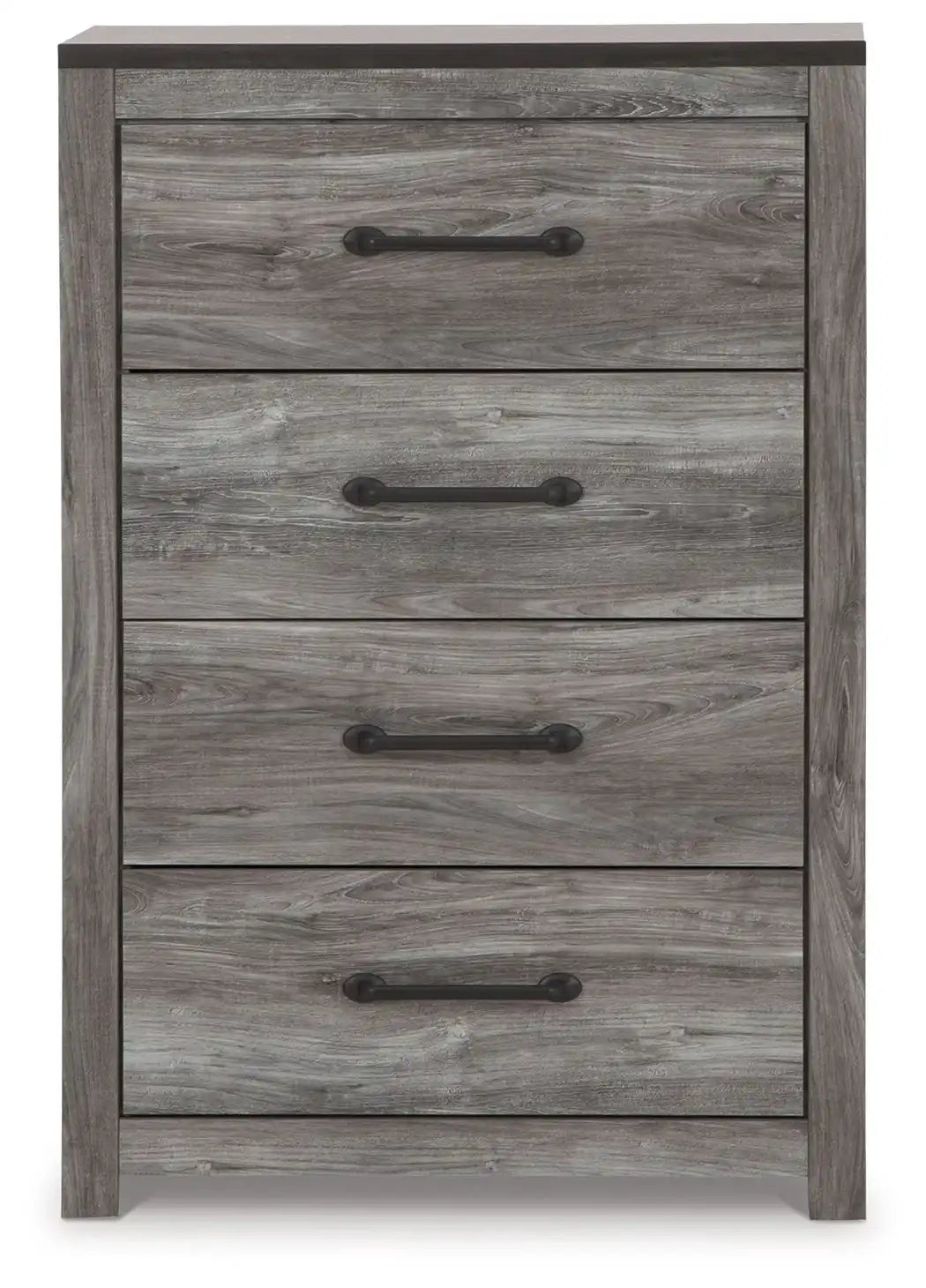 Bronyan - Four Drawer Chest - Dark Gray - Best Buy Furniture