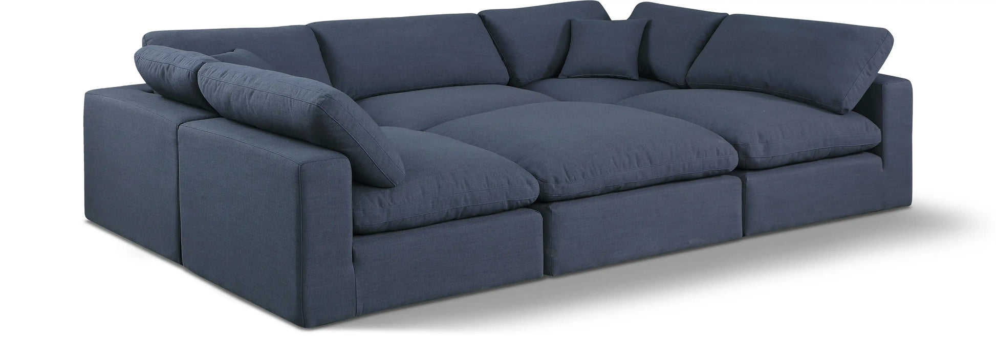 Comfy - 6 Piece Linen Sectional - Best Buy Furniture
