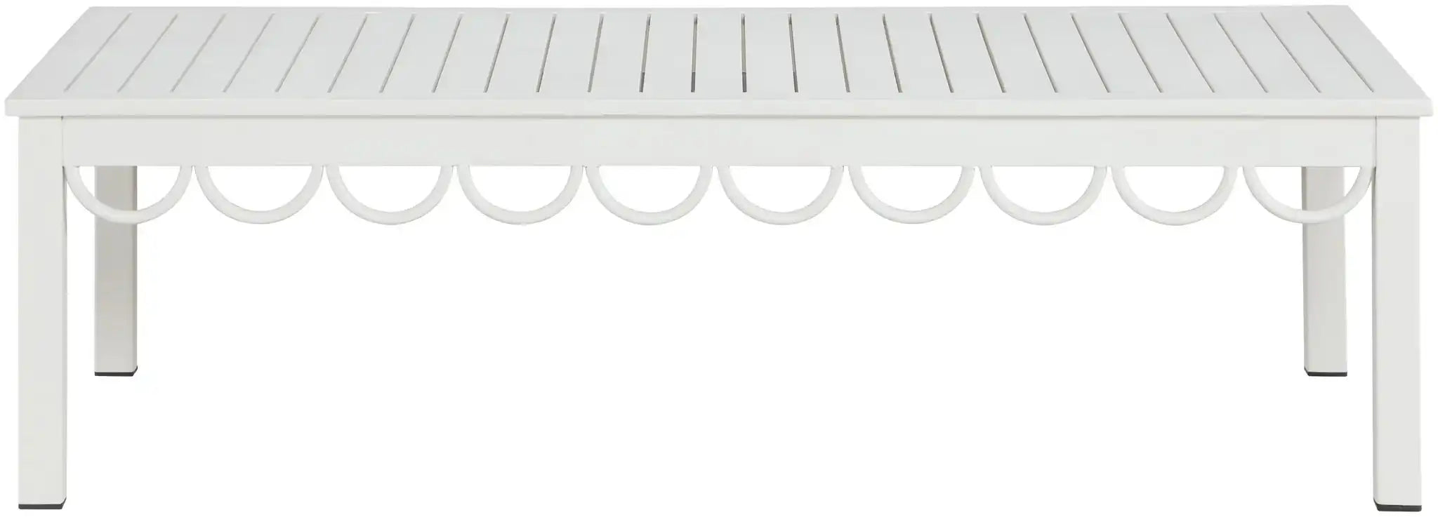 Portofino - Aluminum Outdoor Patio Coffee Table