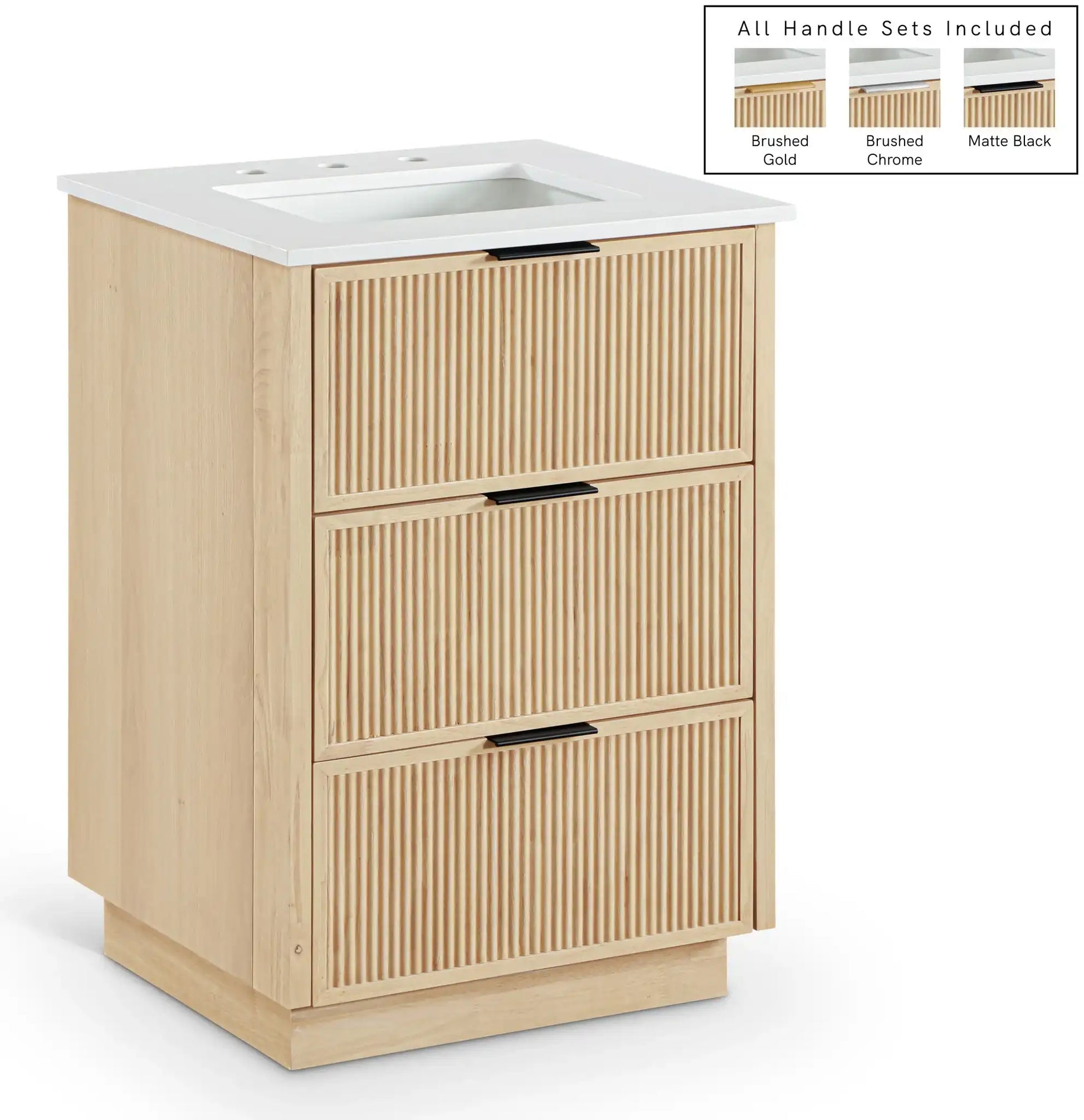 Willard - Engineered Stone And Solid Wood Bathroom Vanity - Best Buy Furniture