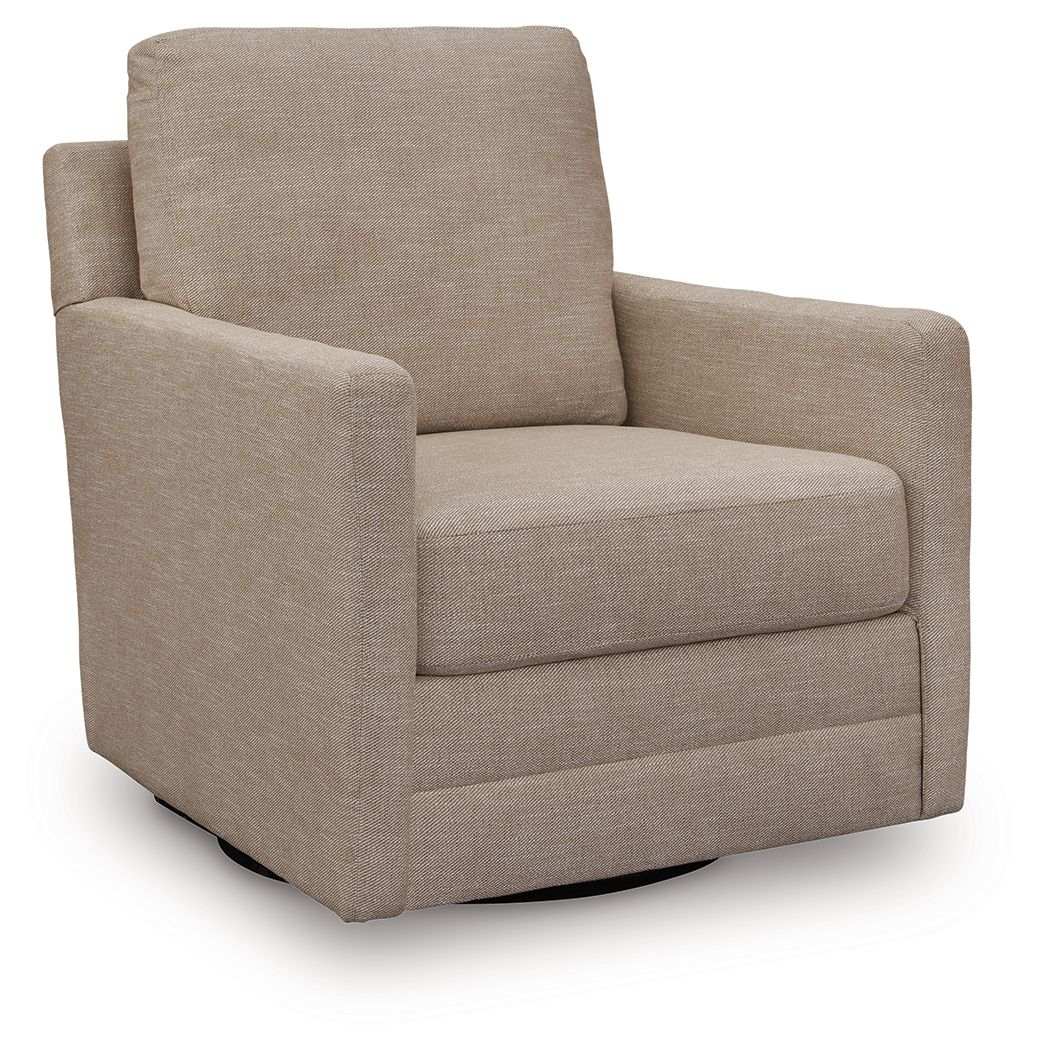 Freybourne Next-Gen Nuvella - Swivel Accent Chair - Best Buy Furniture