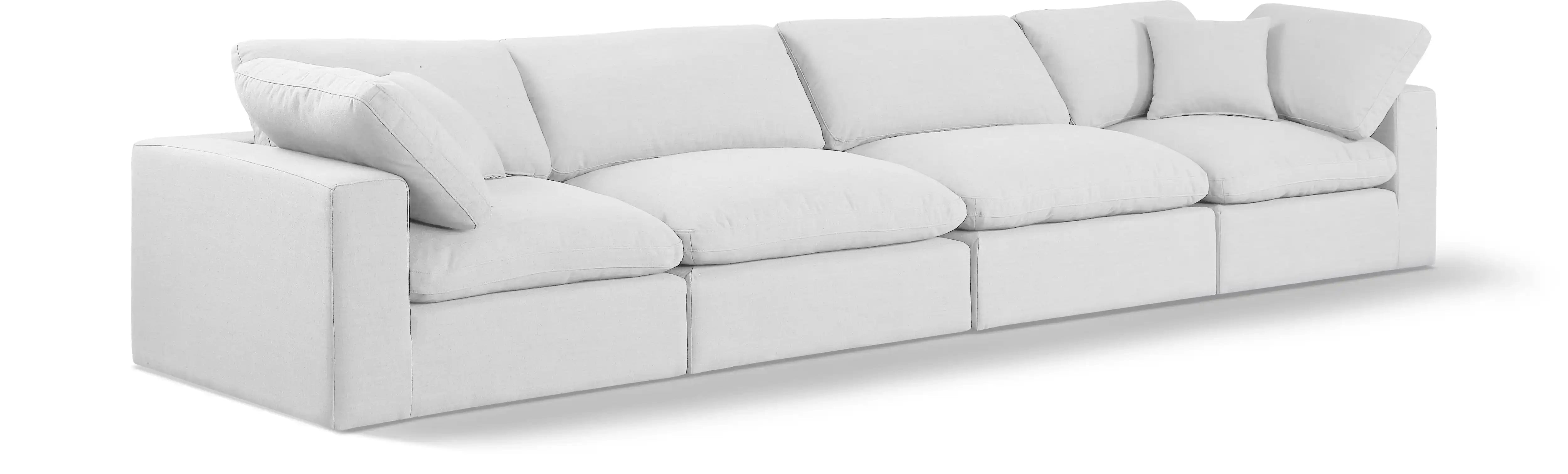 Comfy - Linen Modular Sofa 4 Seats - Best Buy Furniture