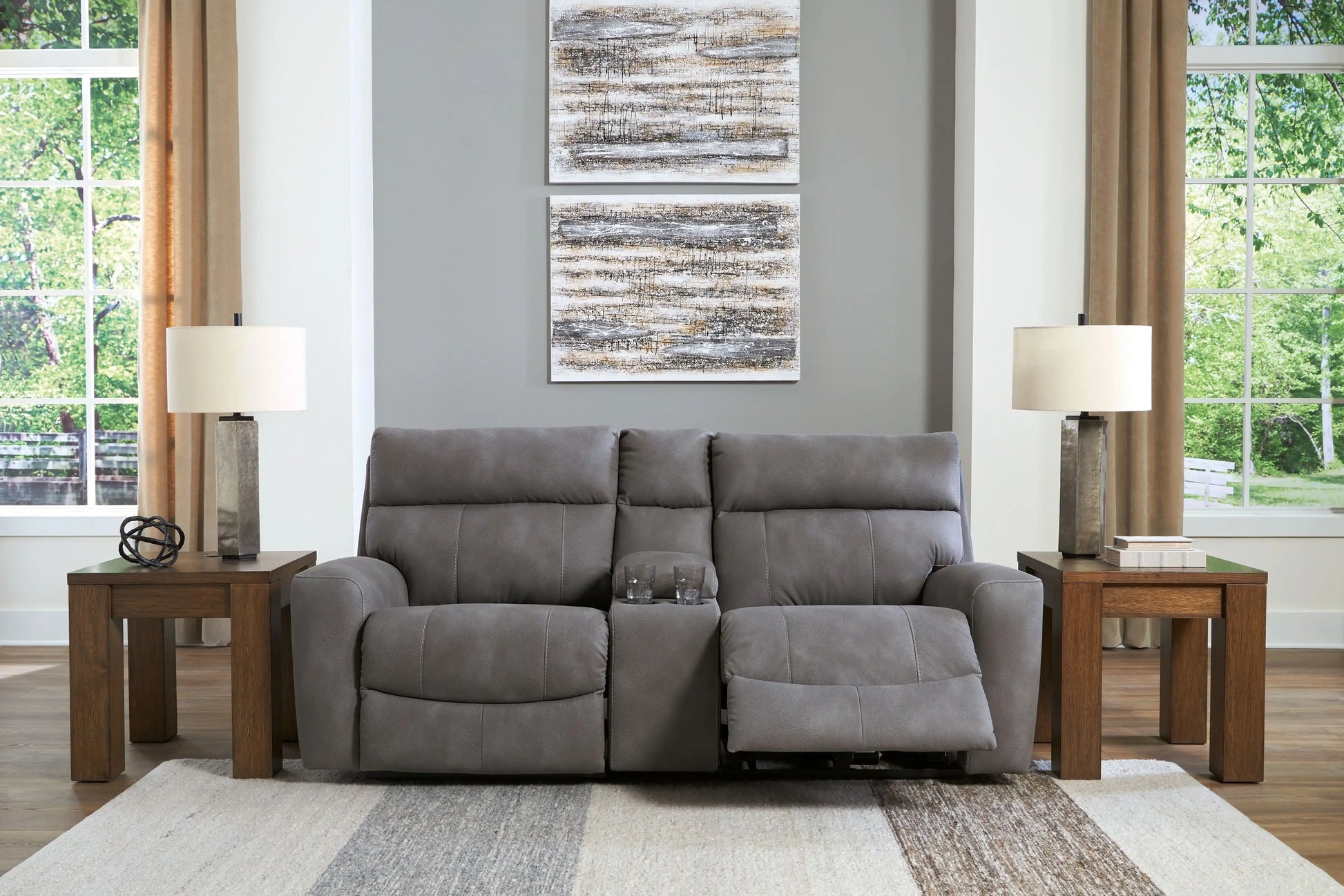 Next-Gen Durapella - Reclining Sectional - Best Buy Furniture