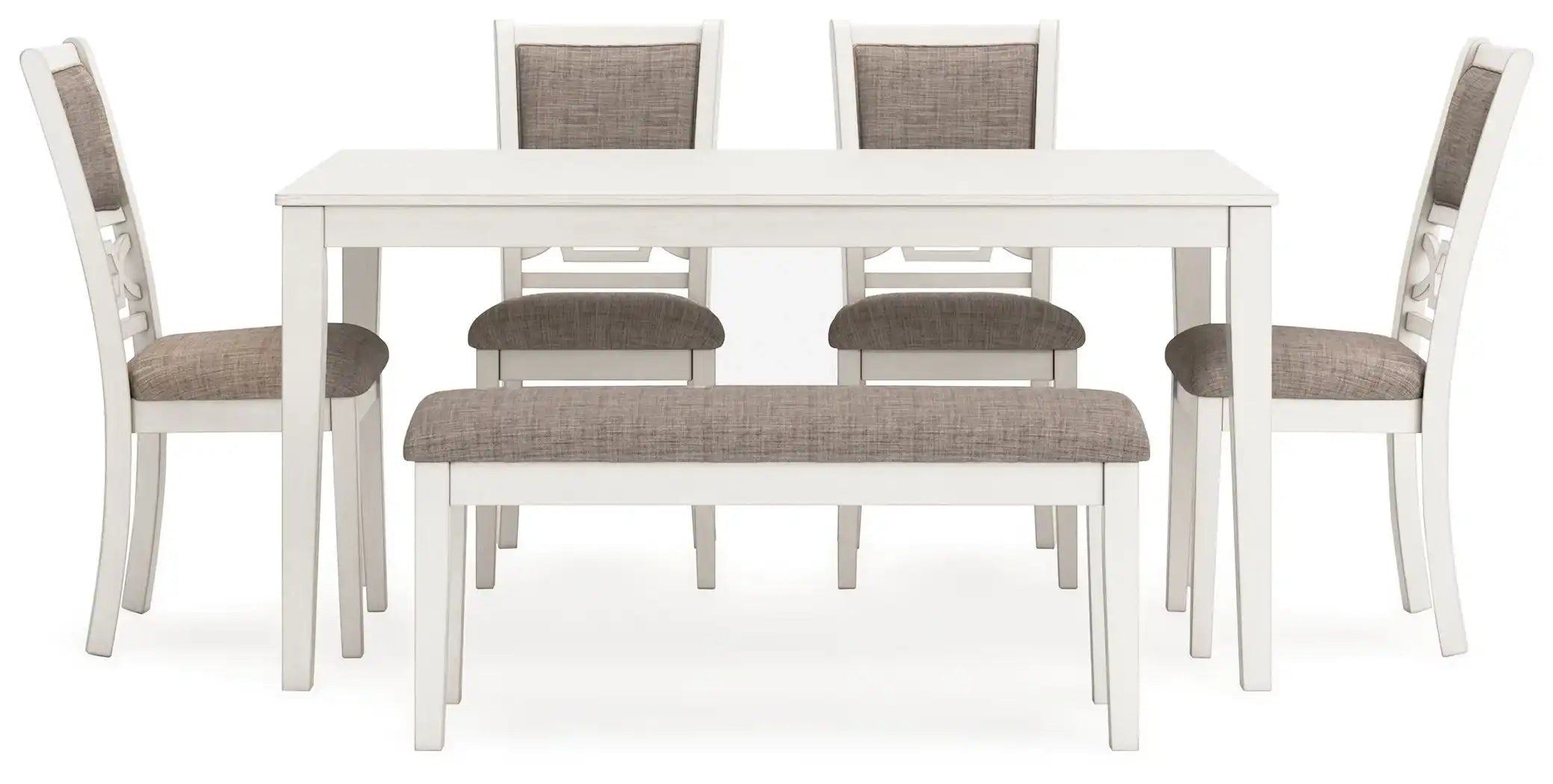 Erinberg - Dining Room Table Set (Set of 6) - Antique White - Best Buy Furniture