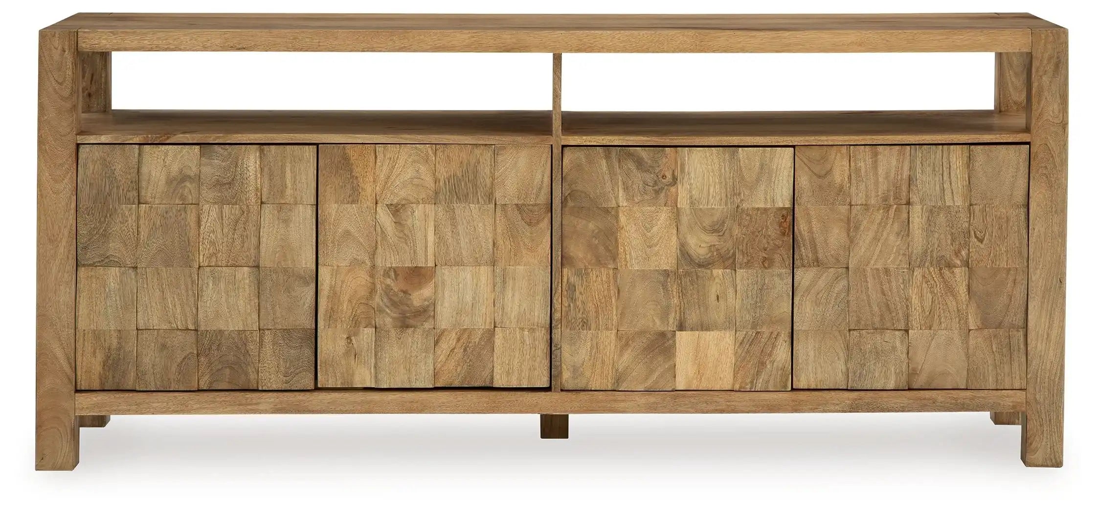 Hudwick - Accent Cabinet - Natural Brown - Best Buy Furniture