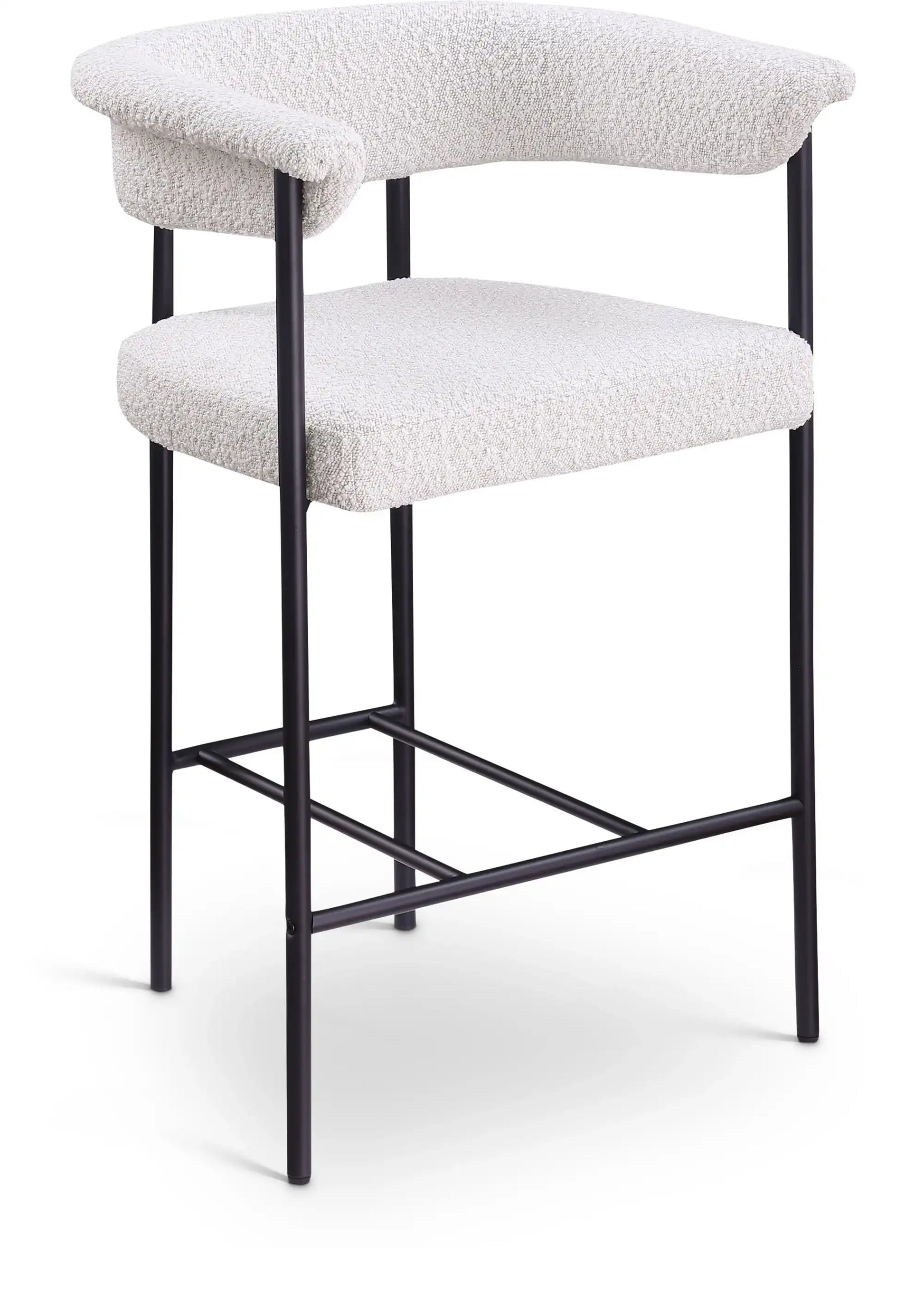 Malin - Boucle Counter Stool (Set of 2) - Best Buy Furniture