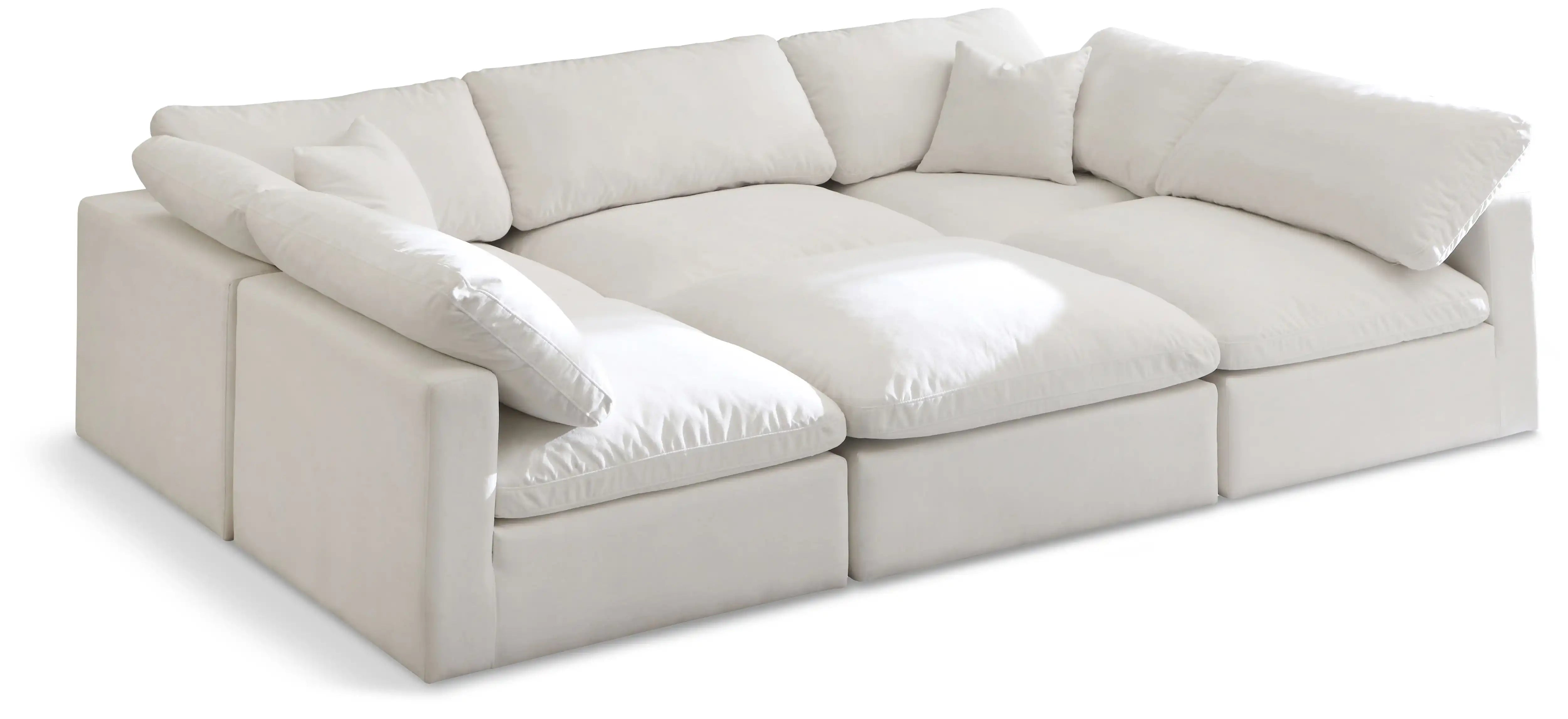 Plush - 6 Piece Modular Sectional - Best Buy Furniture
