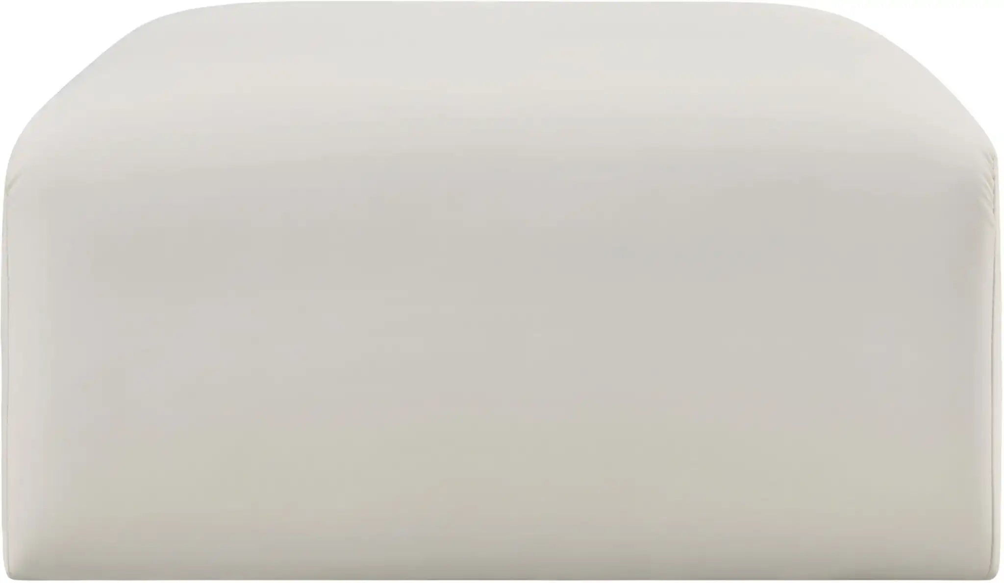 Arc - Faux Leather Ottoman