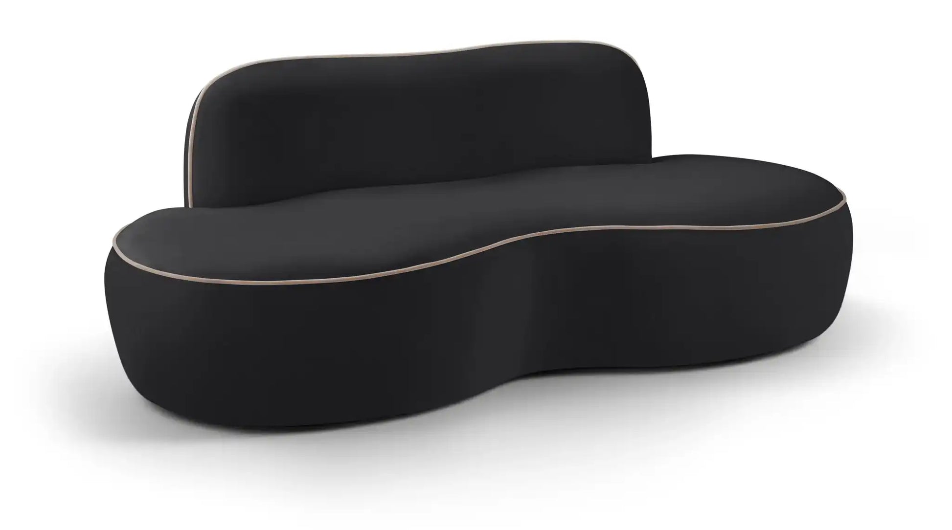 Swerve - Velvet 77" Upholstered Loveseat - Best Buy Furniture