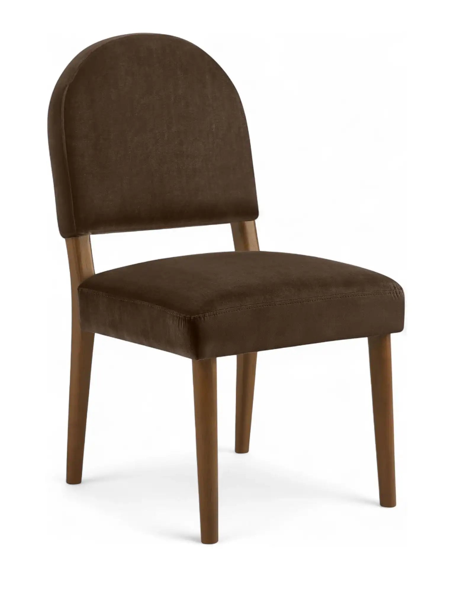 Varinelle - Velvet Dining Chair (Set of 2) - Walnut Frame - Best Buy Furniture