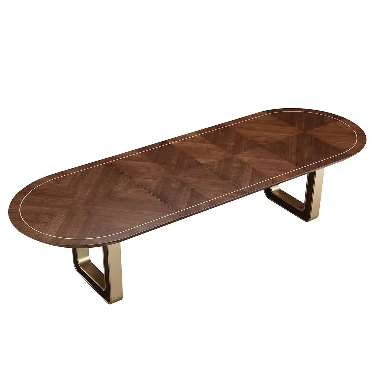 Houston - Oval Dining Table - Walnut - Best Buy Furniture
