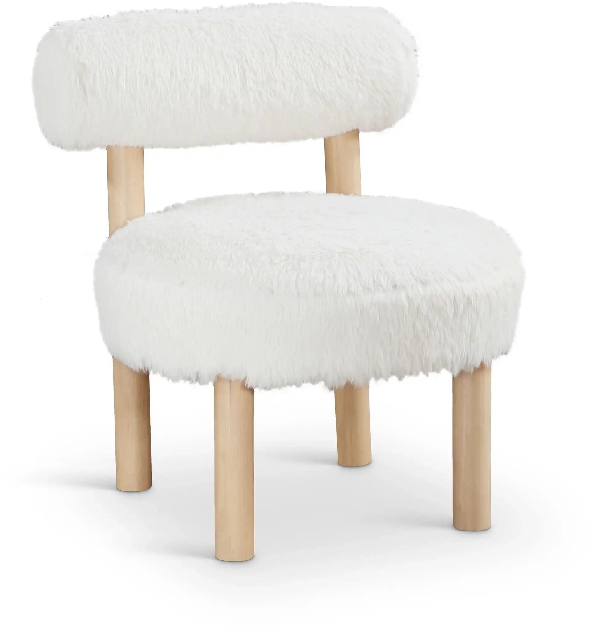 Ambre - Shearling Fabric Accent Chair - Best Buy Furniture