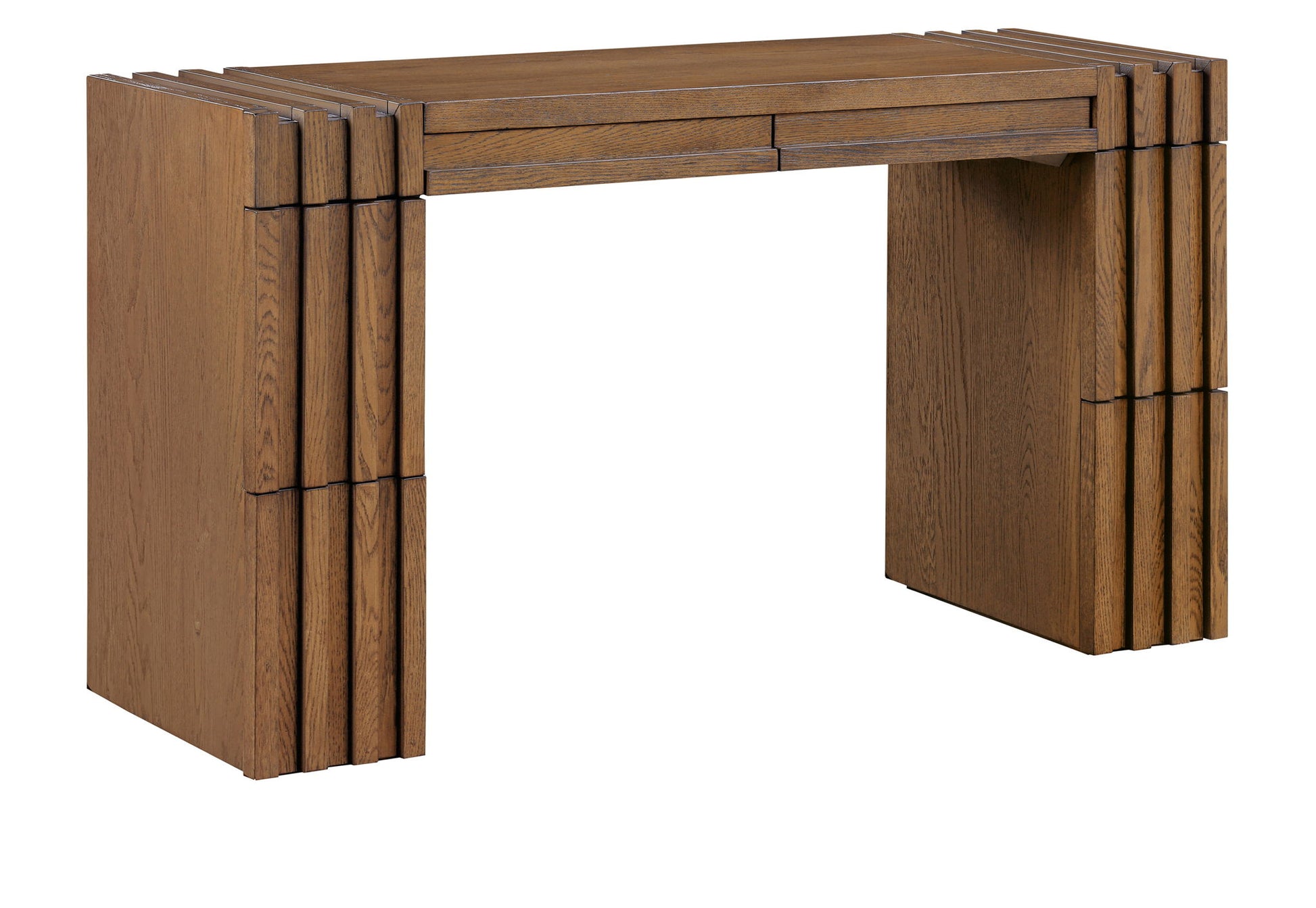 Stanton - Oak Veneer And Solid Wood Table - Best Buy Furniture