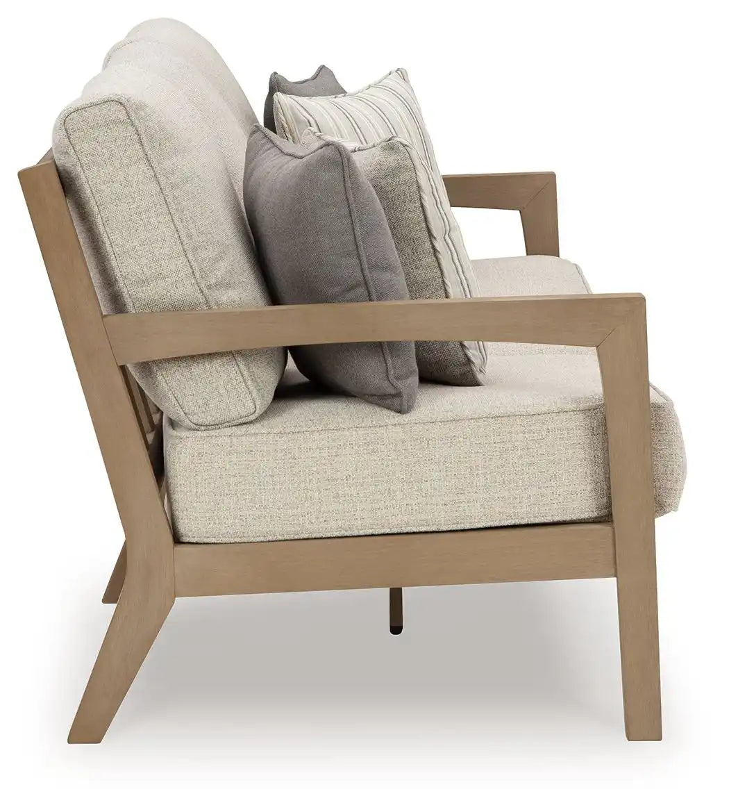 Hallow Creek - Sofa With Cushion - Driftwood - Best Buy Furniture