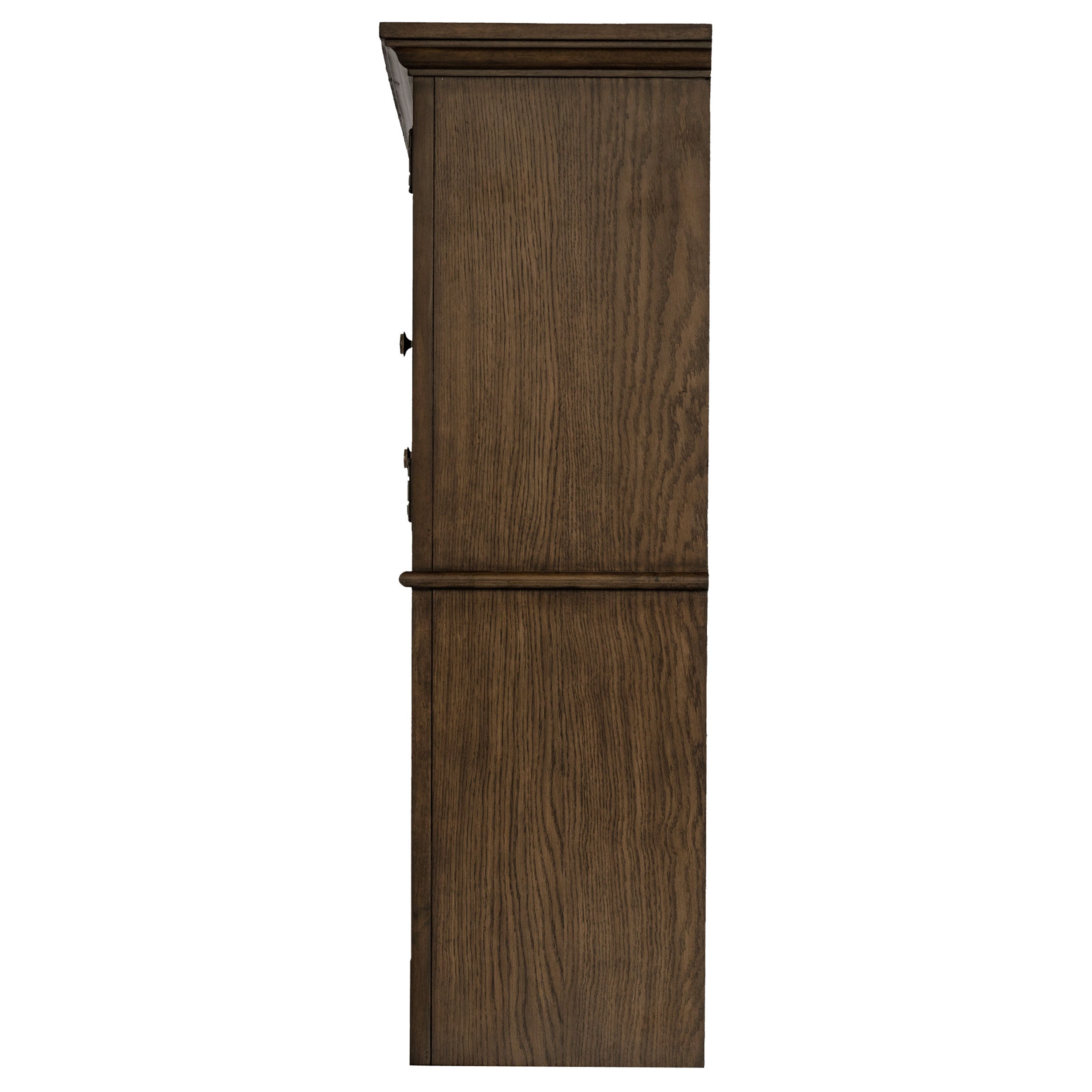 Hartshill 2-door Hutch with Shelves Burnished Oak-CoasterElevations