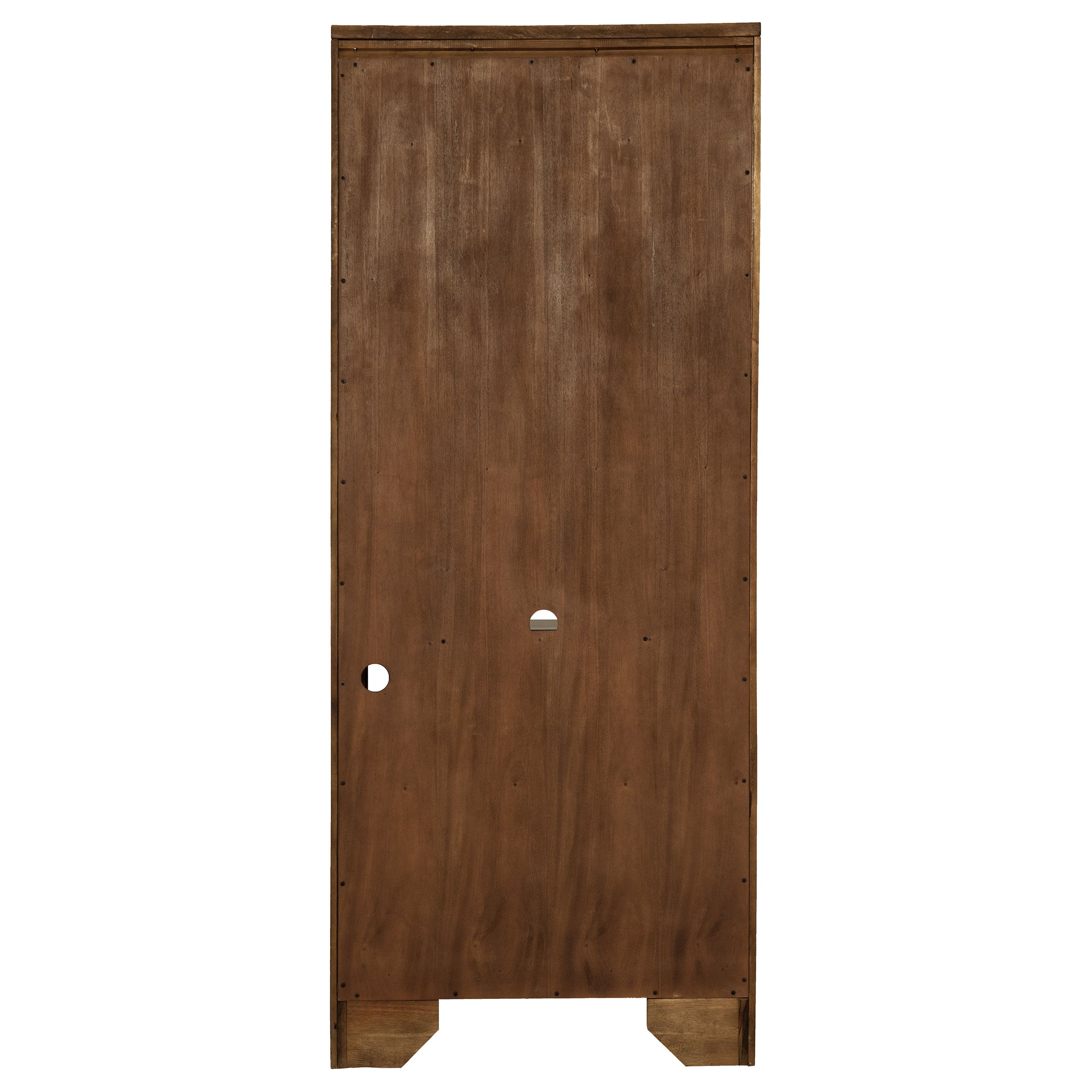 Hartshill 78-inch 5-shelf Bookcase Burnished Oak-CoasterElevations