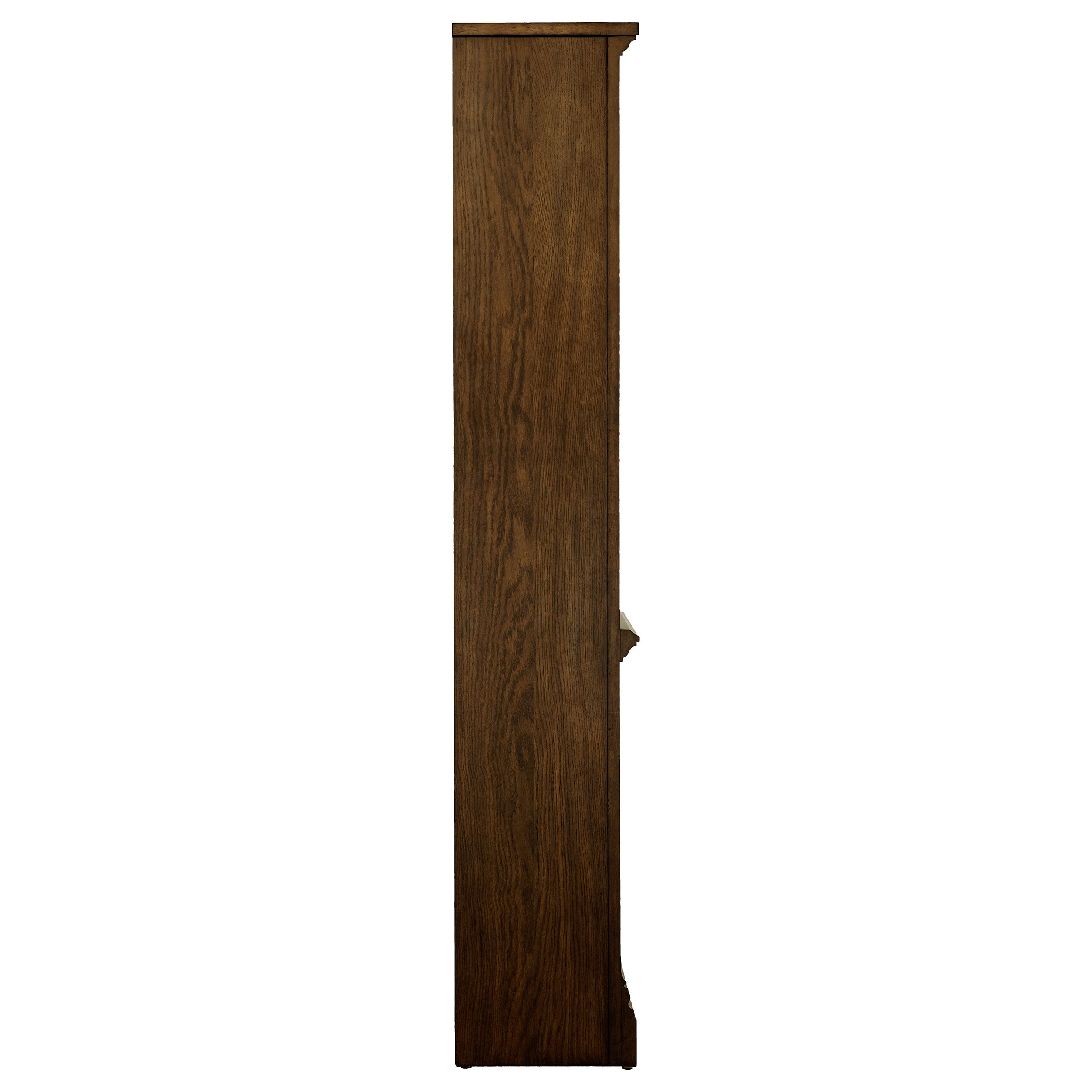 Hartshill 78-inch 5-shelf Bookcase Burnished Oak-CoasterElevations