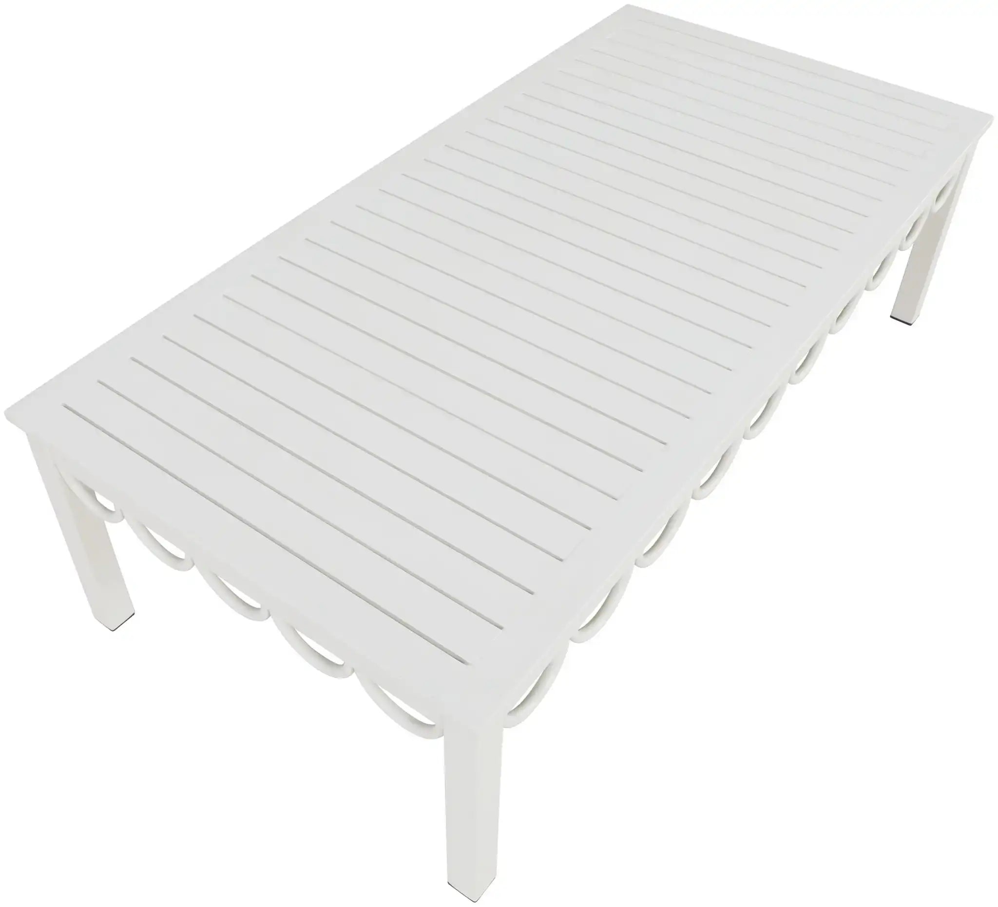 Portofino - Aluminum Outdoor Patio Coffee Table