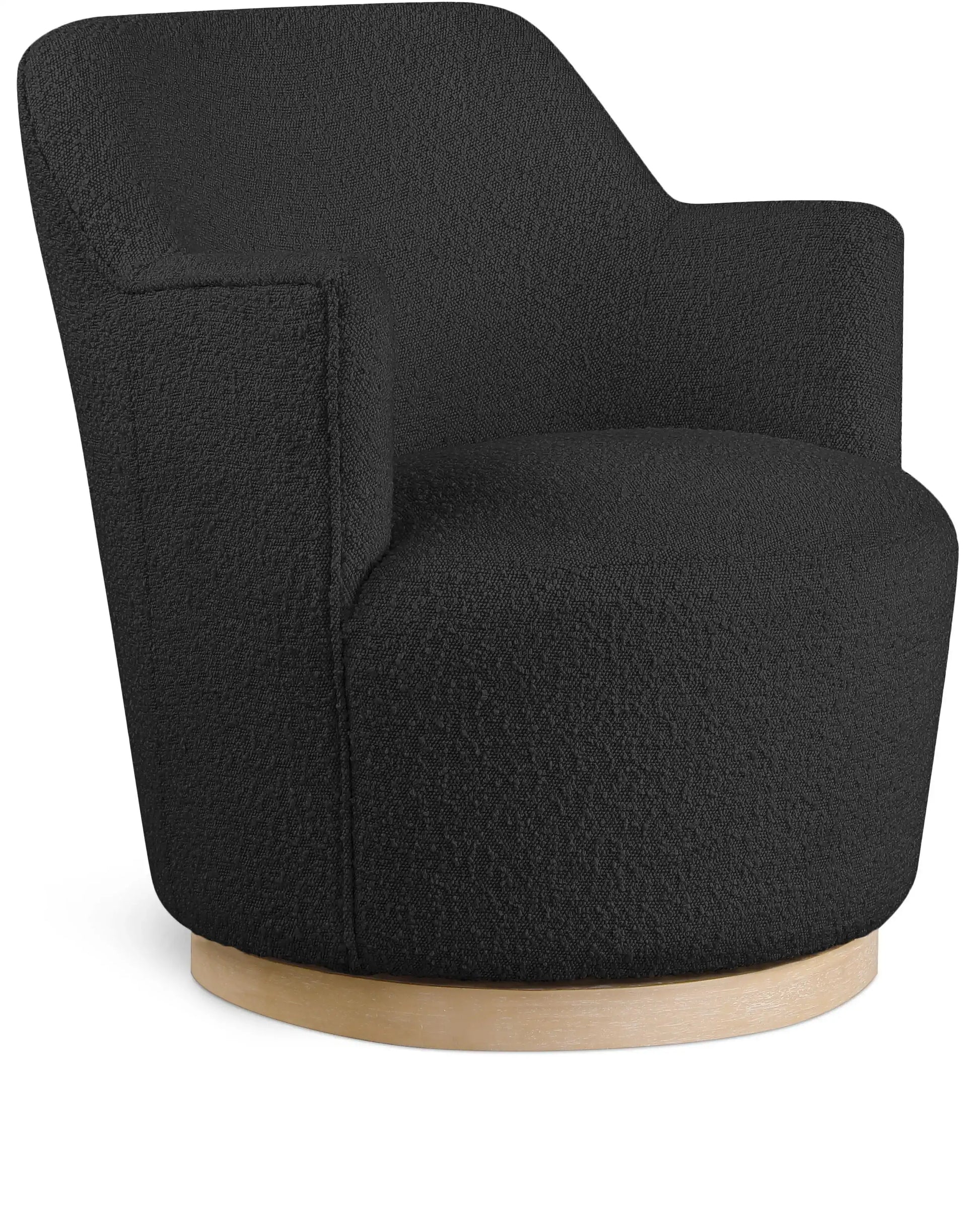 Clarita - Boucle Swivel Accent Chair - Best Buy Furniture