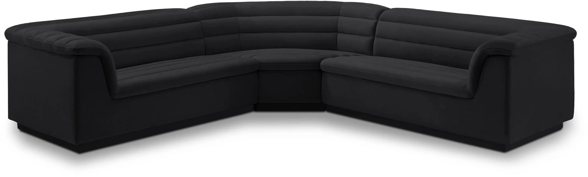 Cascade - Velvet Modular Sectional - Best Buy Furniture