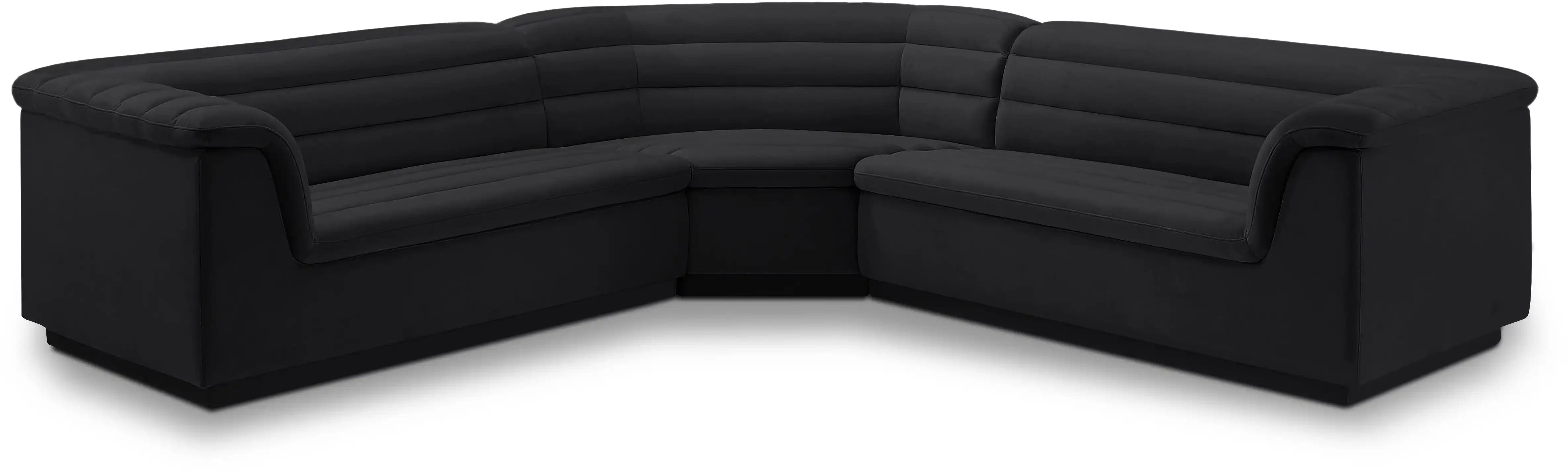 Cascade - Velvet Modular Sectional - Best Buy Furniture