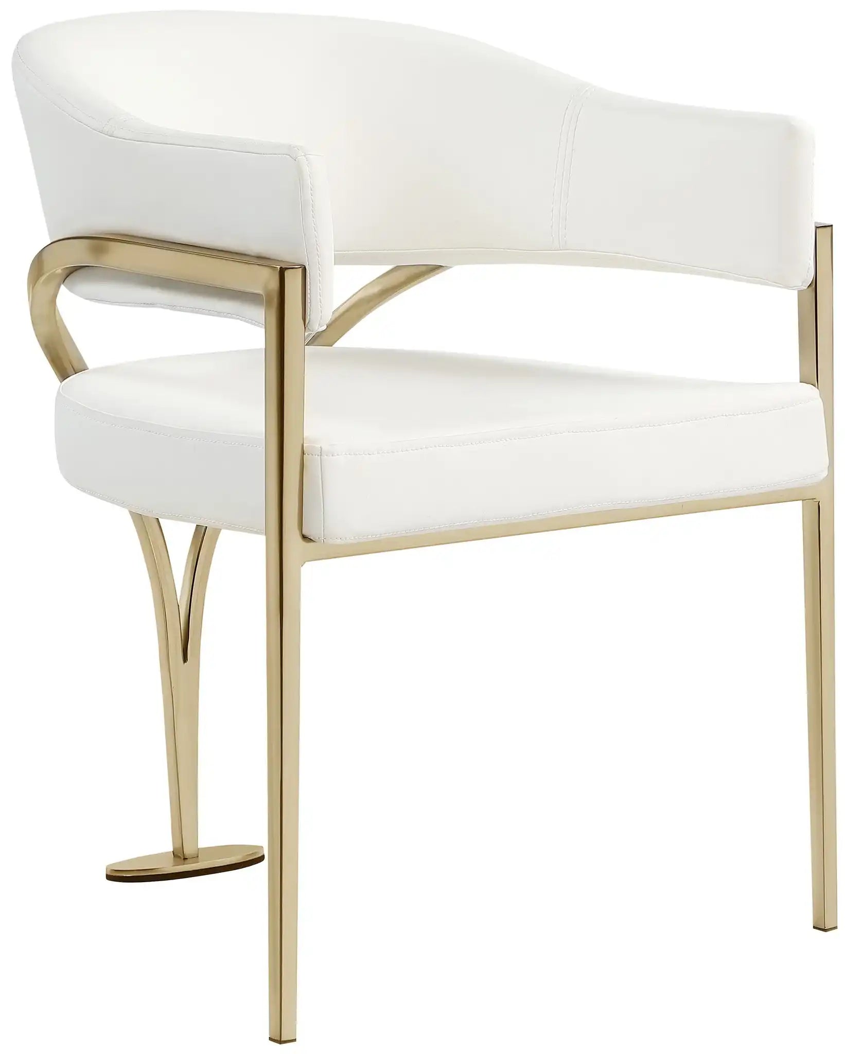 Madelyn - Dining Chair (Set of 2) - Brushed Brass - Best Buy Furniture