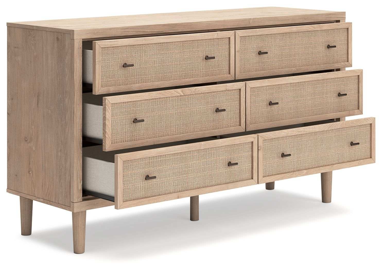Cielden - Six Drawer Dresser - Two-Tone - Best Buy Furniture