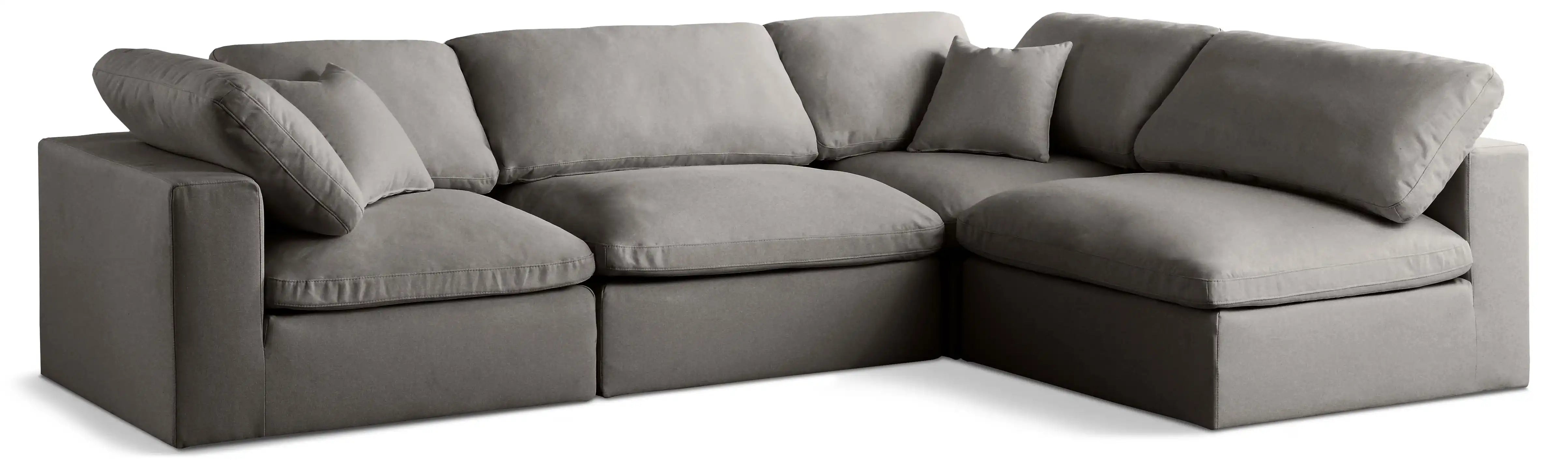 Plush - 4 Piece Modular Sectional - Best Buy Furniture