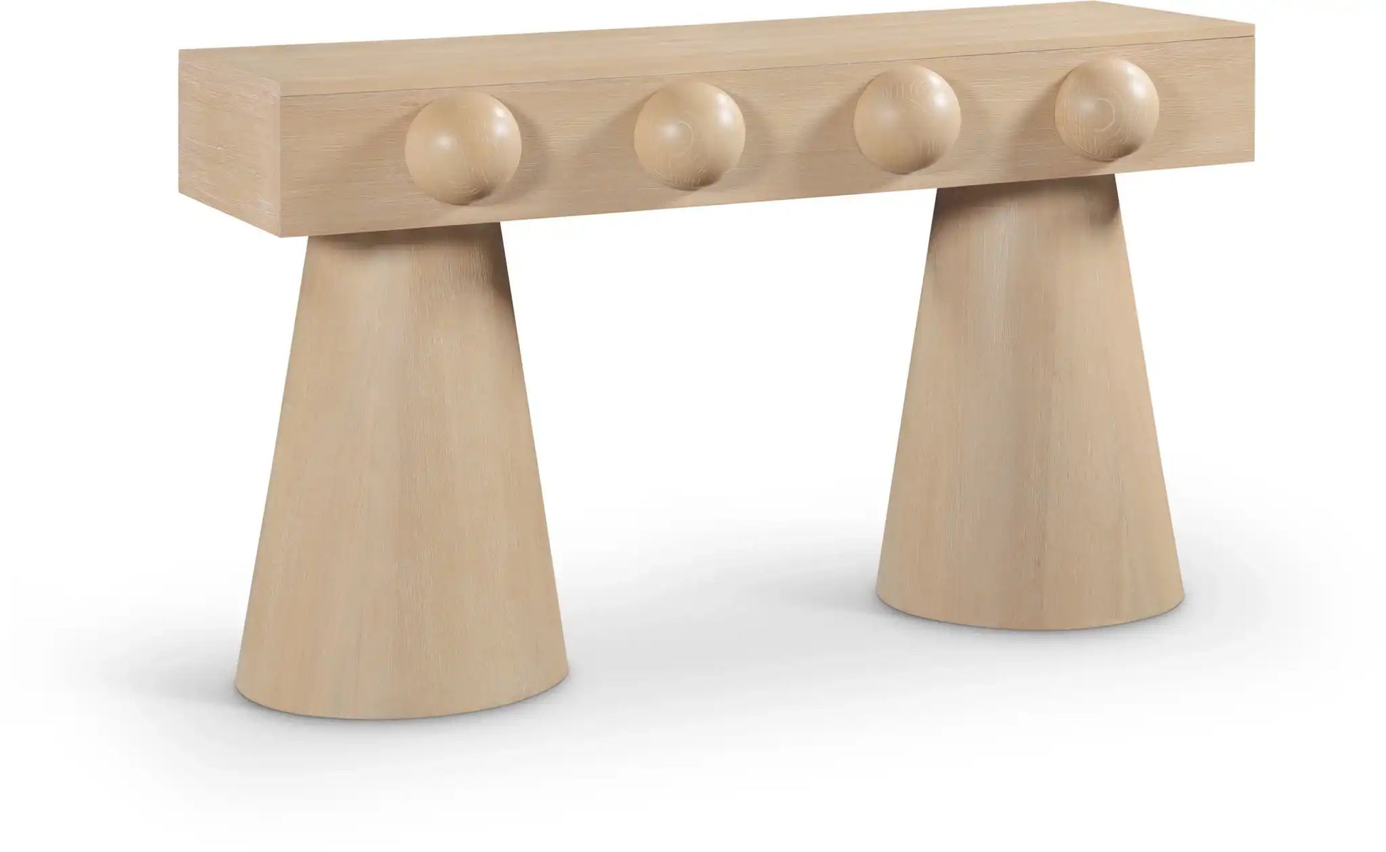 Bracciano - Oak Veneer Console Table - Best Buy Furniture