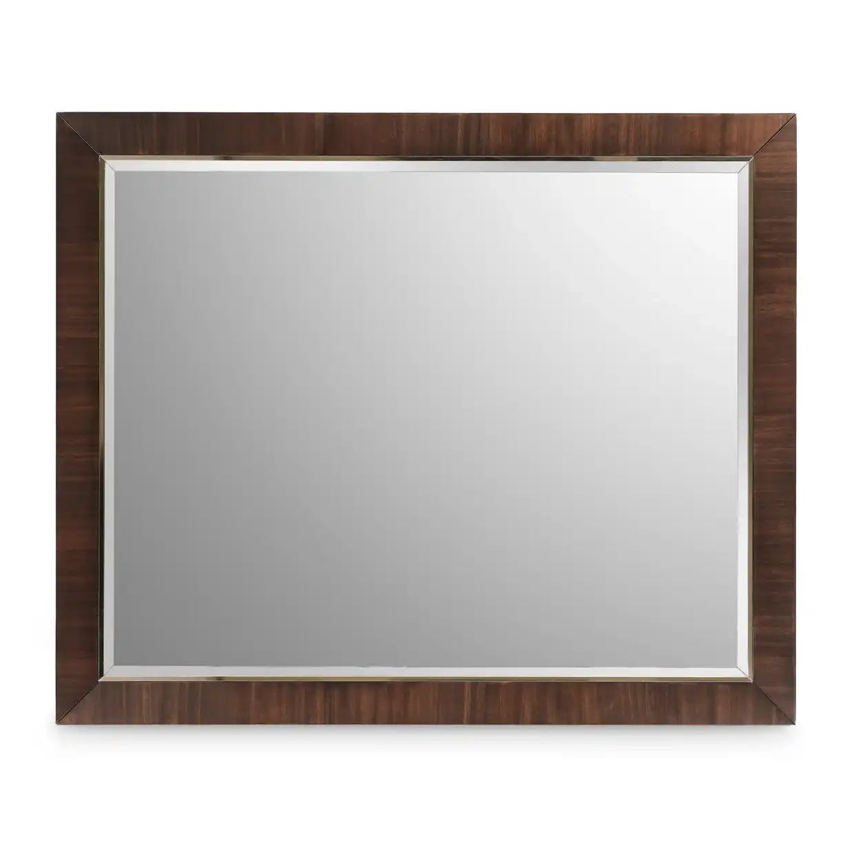 Belmont Place - Wall Mirror - Dark Brown - Best Buy Furniture
