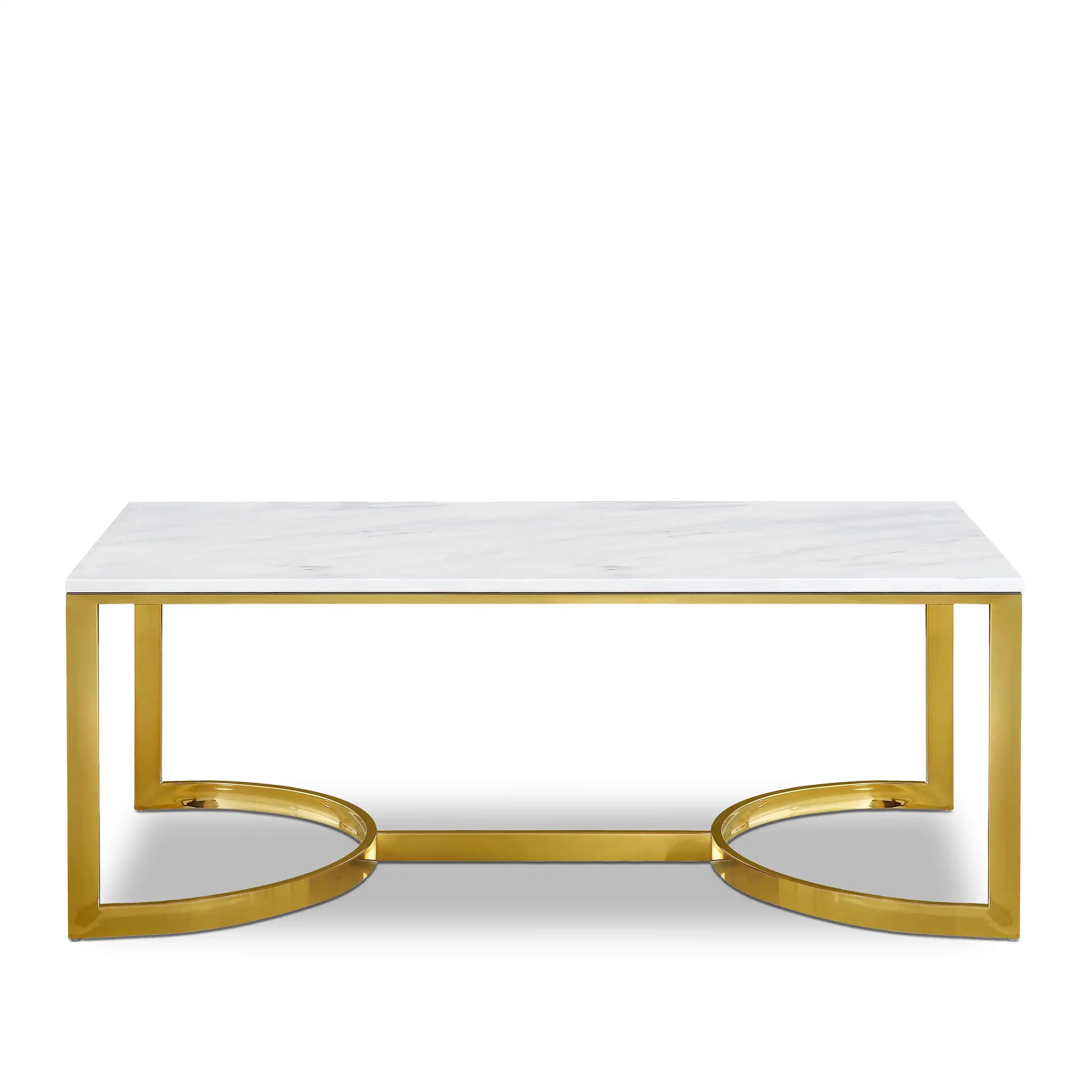 London - Coffee Table - Gold - Best Buy Furniture