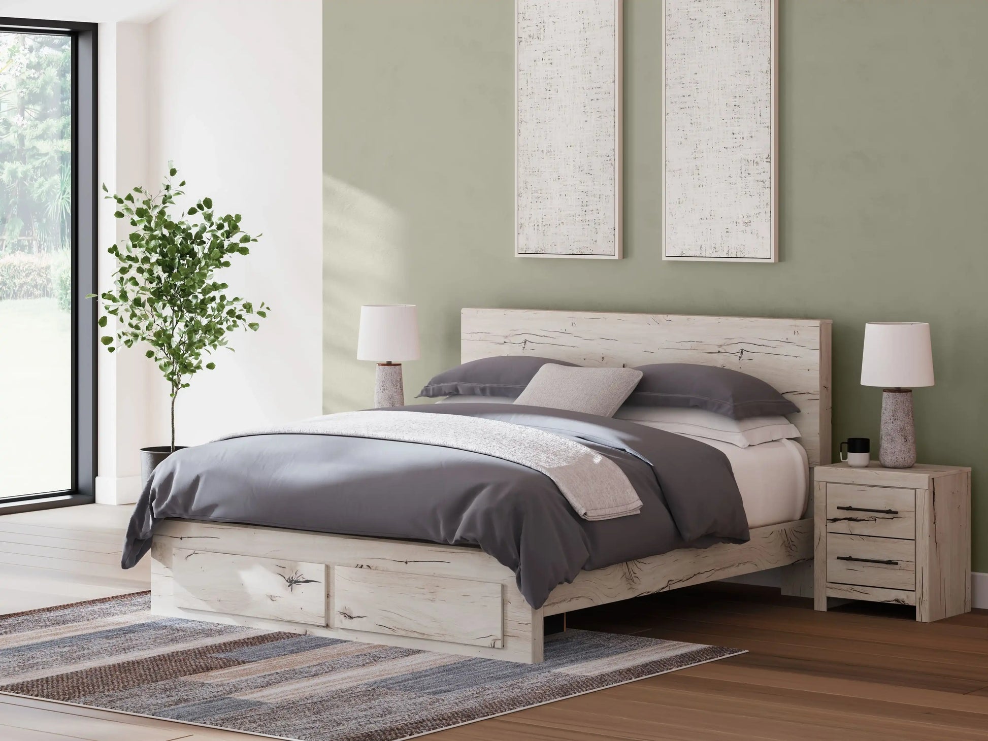 Lawroy - Panel Bed With Storage - Best Buy Furniture