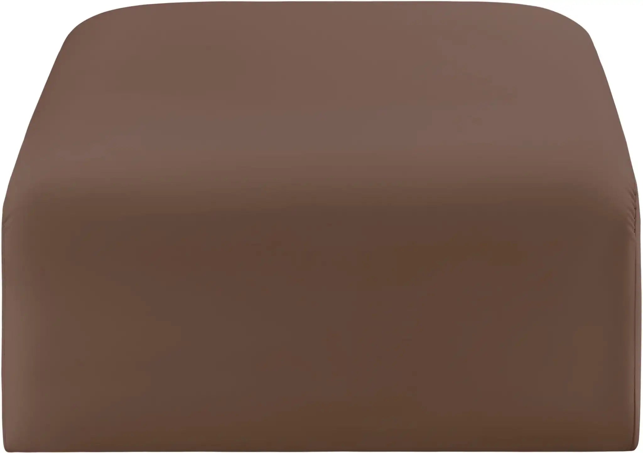 Arc - Faux Leather Ottoman